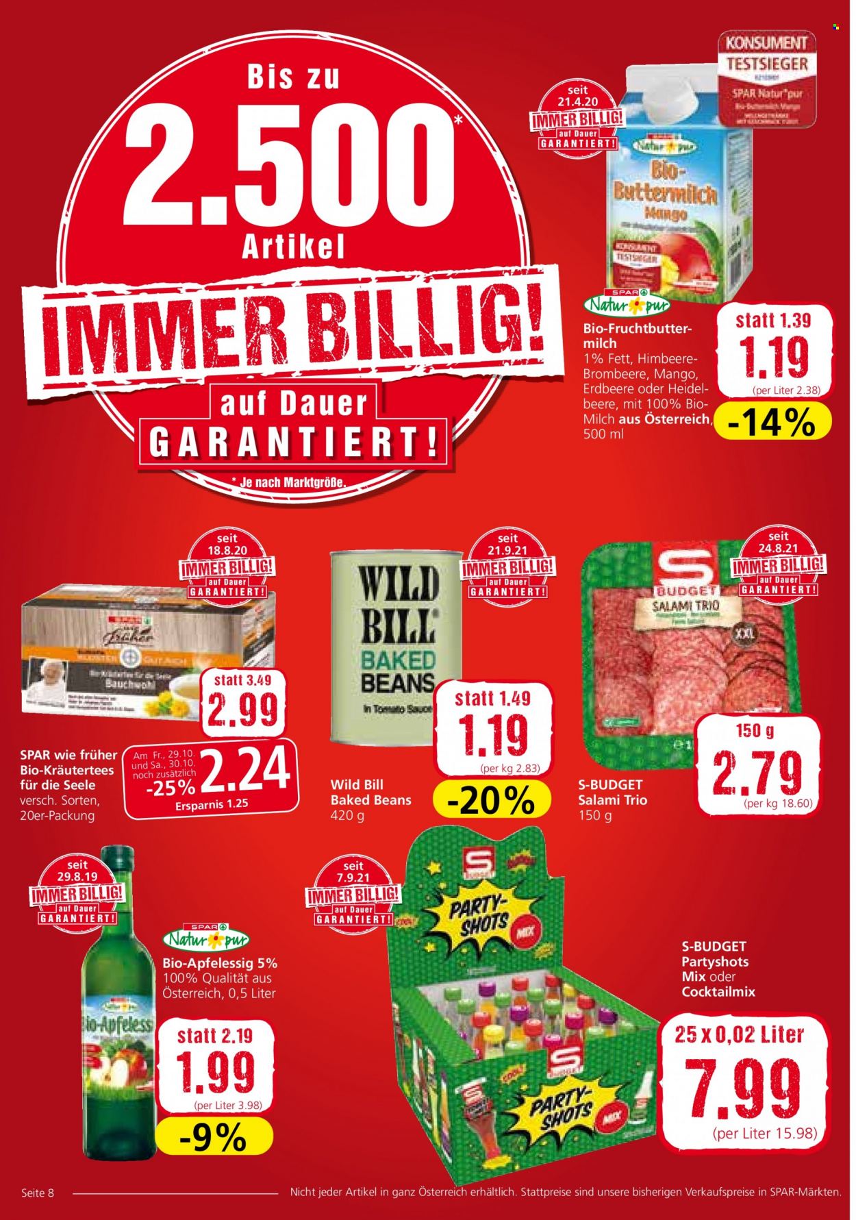 Angebote SPAR - 28.10.2021 - 3.11.2021. Seite 8