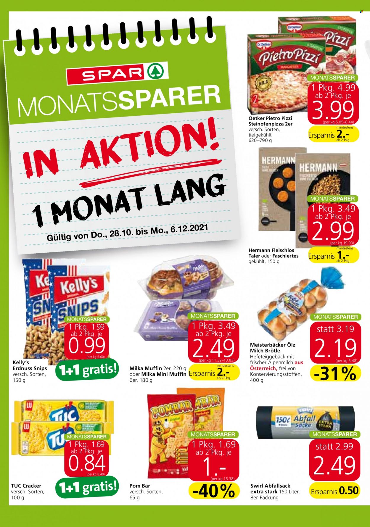 Angebote EUROSPAR - 28.10.2021 - 3.11.2021. Seite 12