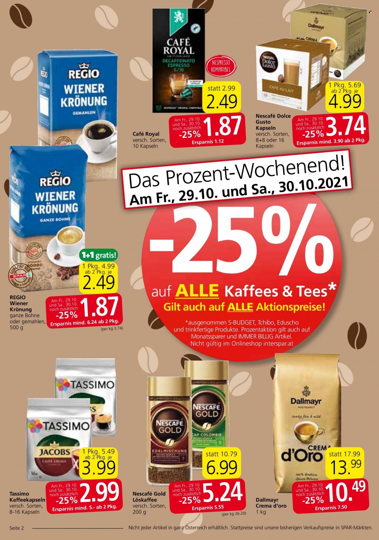 Angebote INTERSPAR - 28.10.2021 - 3.11.2021. Seite 2