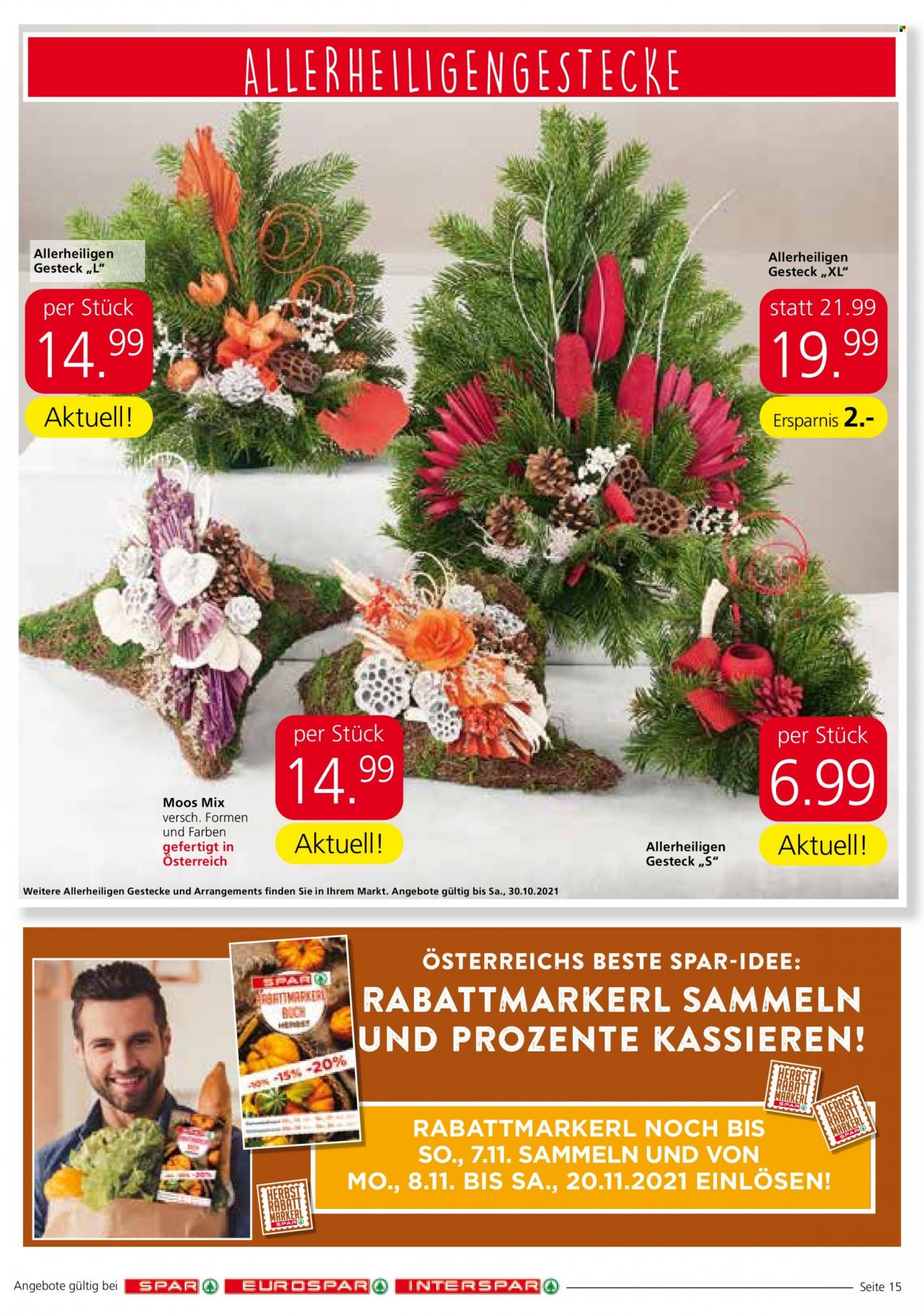 Angebote INTERSPAR - 28.10.2021 - 3.11.2021. Seite 15