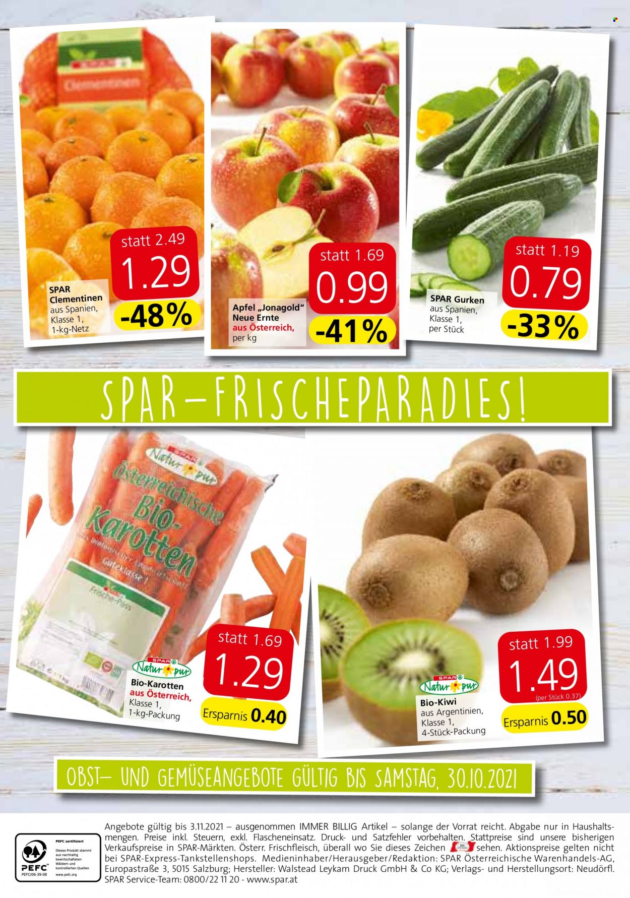 Angebote INTERSPAR - 28.10.2021 - 3.11.2021. Seite 16