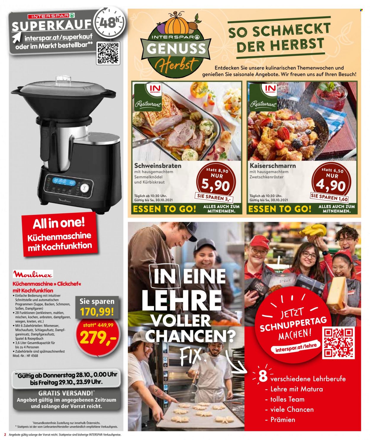 Angebote INTERSPAR - 28.10.2021 - 3.11.2021. Seite 2