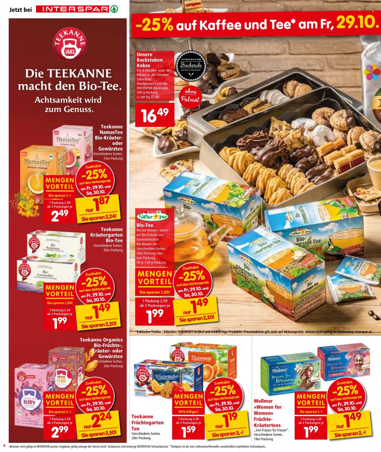 Angebote INTERSPAR - 28.10.2021 - 3.11.2021. Seite 4