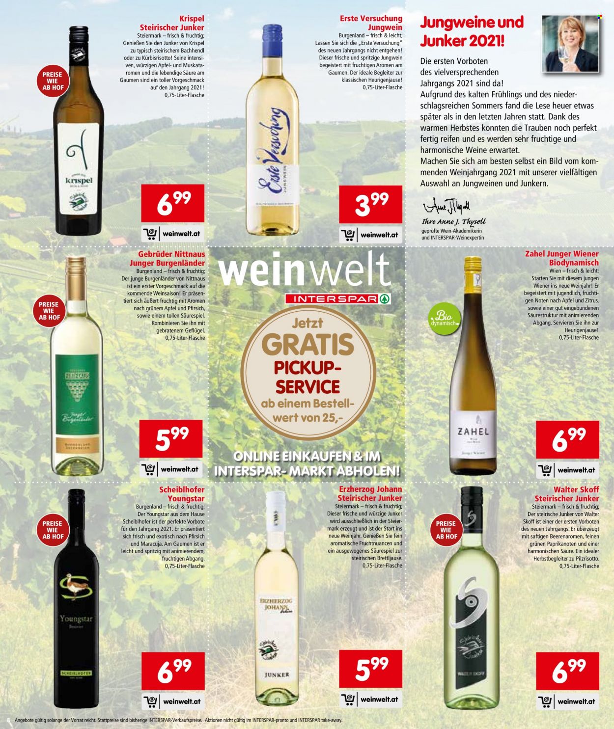 Angebote INTERSPAR - 28.10.2021 - 3.11.2021. Seite 8