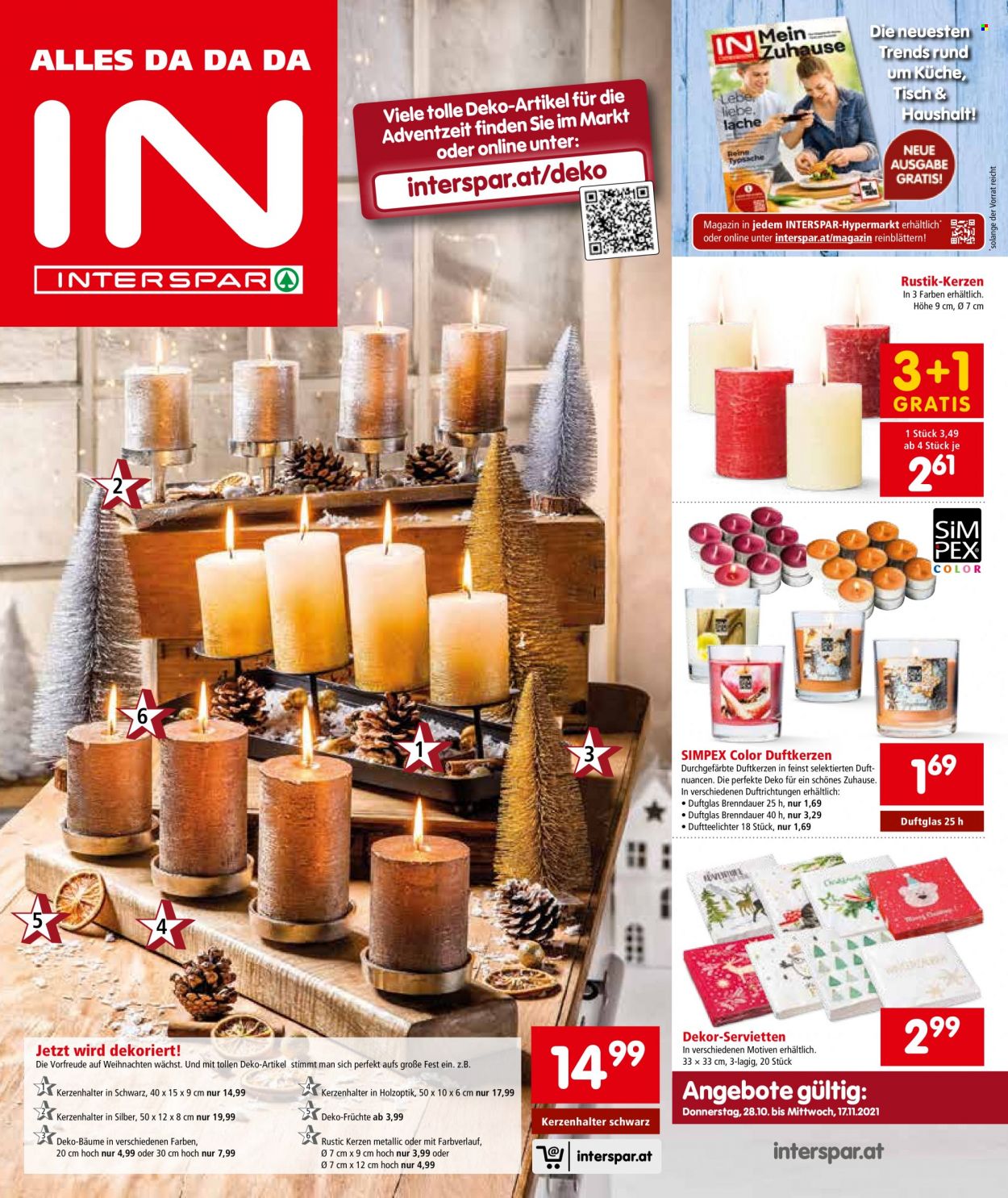 Angebote INTERSPAR - 28.10.2021 - 3.11.2021. Seite 10
