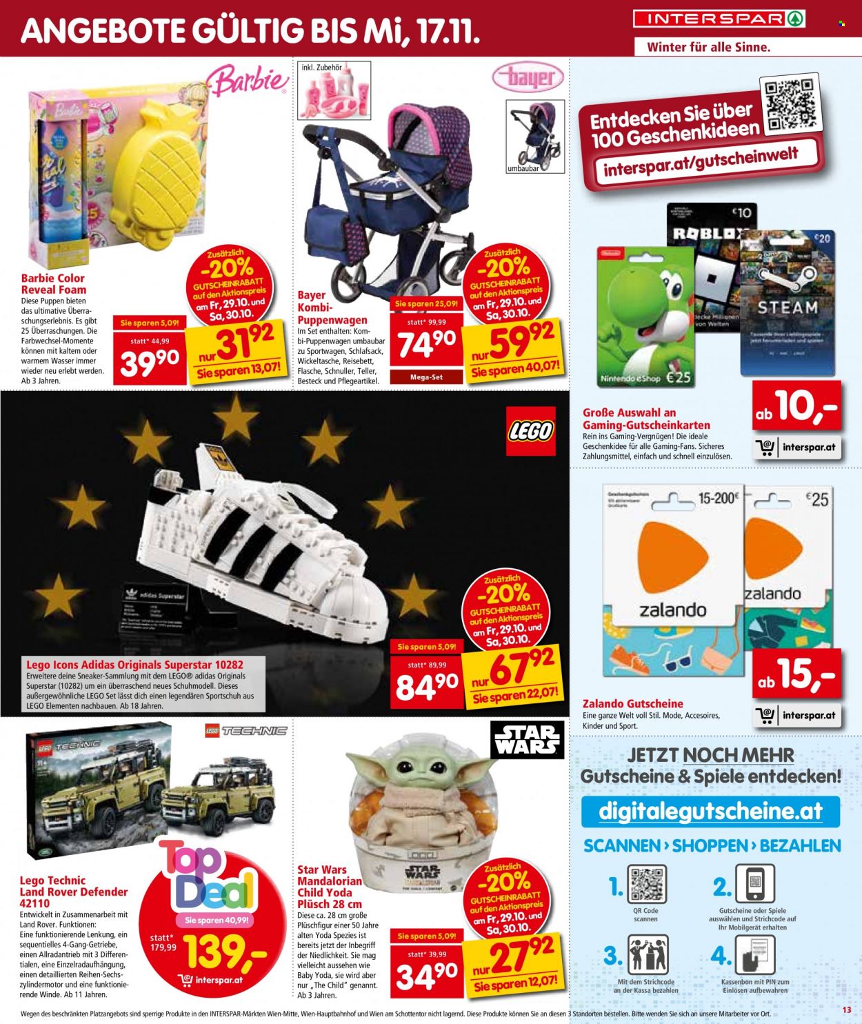 Angebote INTERSPAR - 28.10.2021 - 3.11.2021. Seite 13