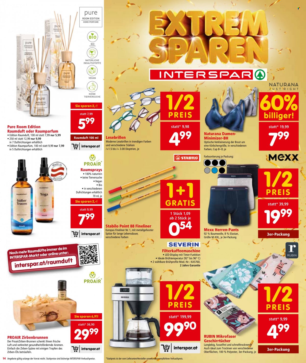 Angebote INTERSPAR - 28.10.2021 - 3.11.2021. Seite 14