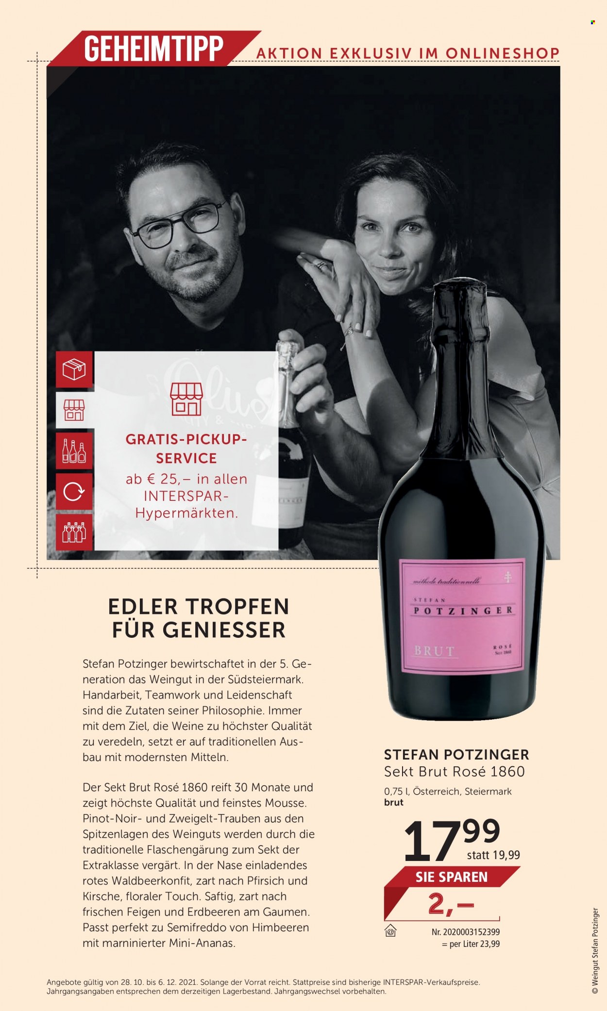 Angebote INTERSPAR - 28.10.2021 - 6.12.2021. Seite 20