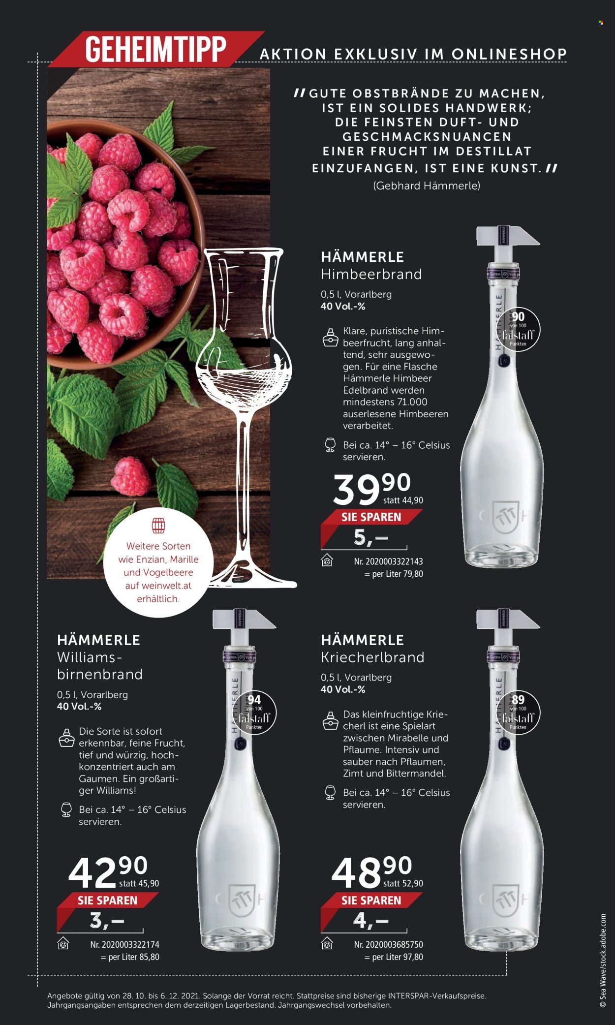 Angebote INTERSPAR - 28.10.2021 - 6.12.2021. Seite 24