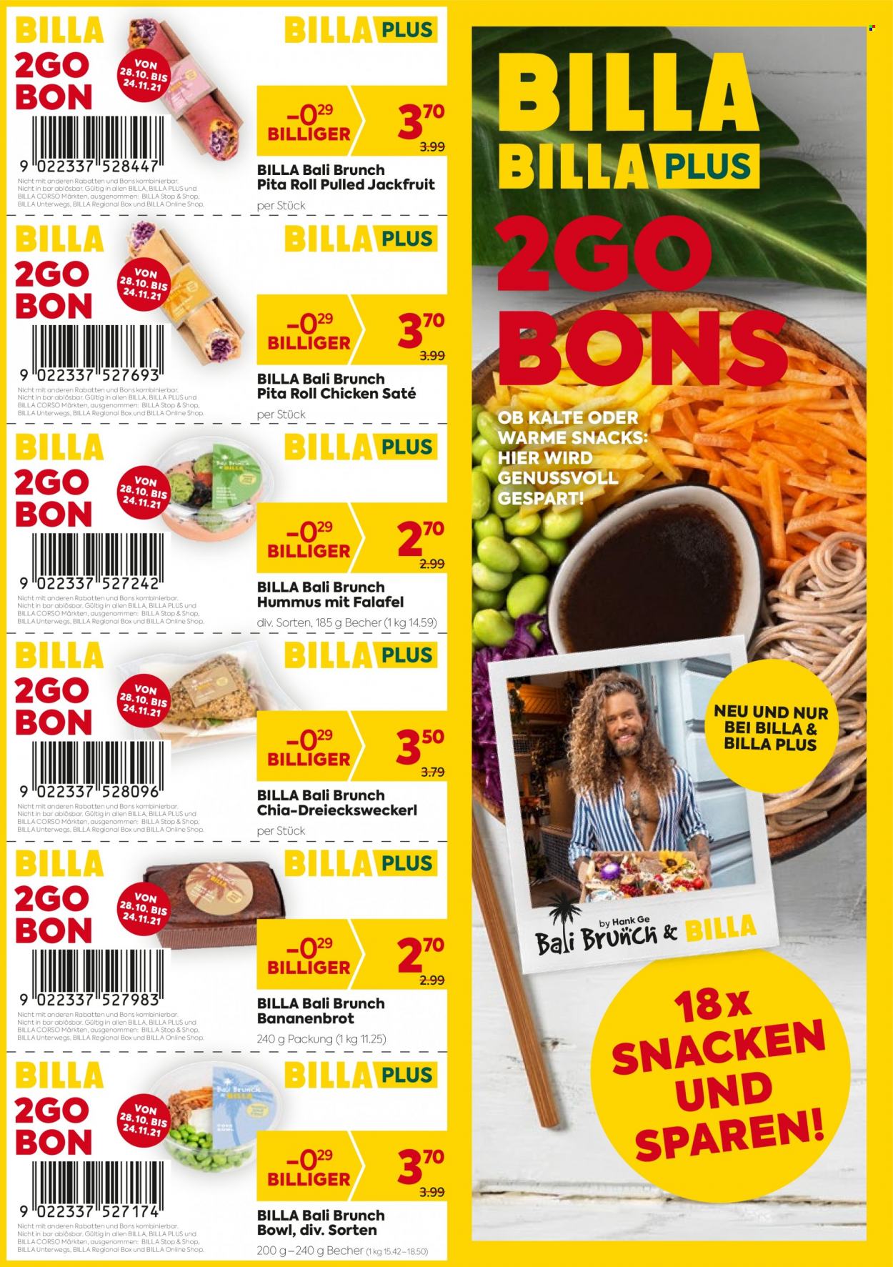 Angebote Billa - 28.10.2021 - 24.11.2021. Seite 1