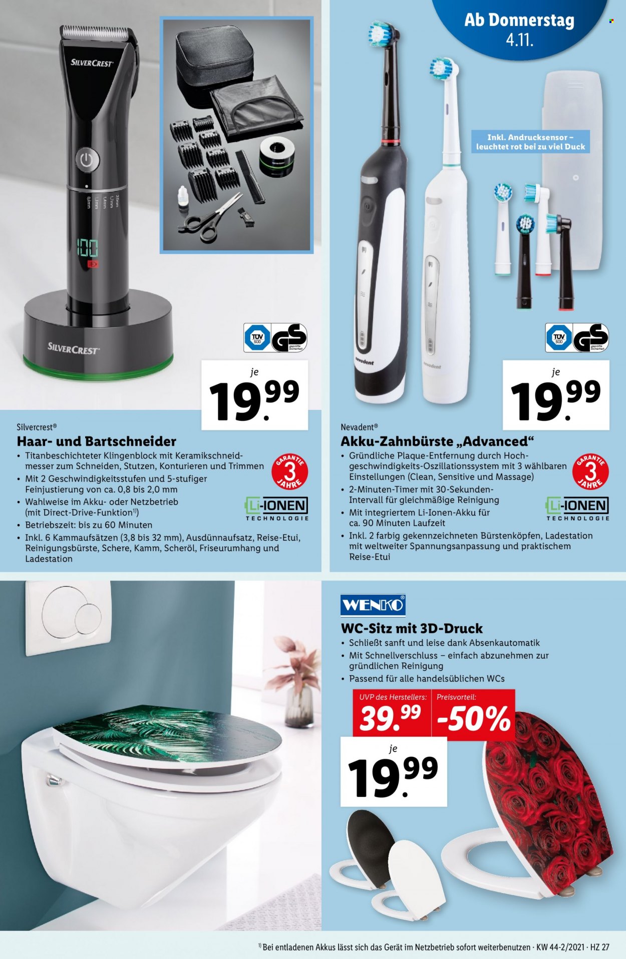 Angebote Lidl - 4.11.2021 - 10.11.2021. Seite 27