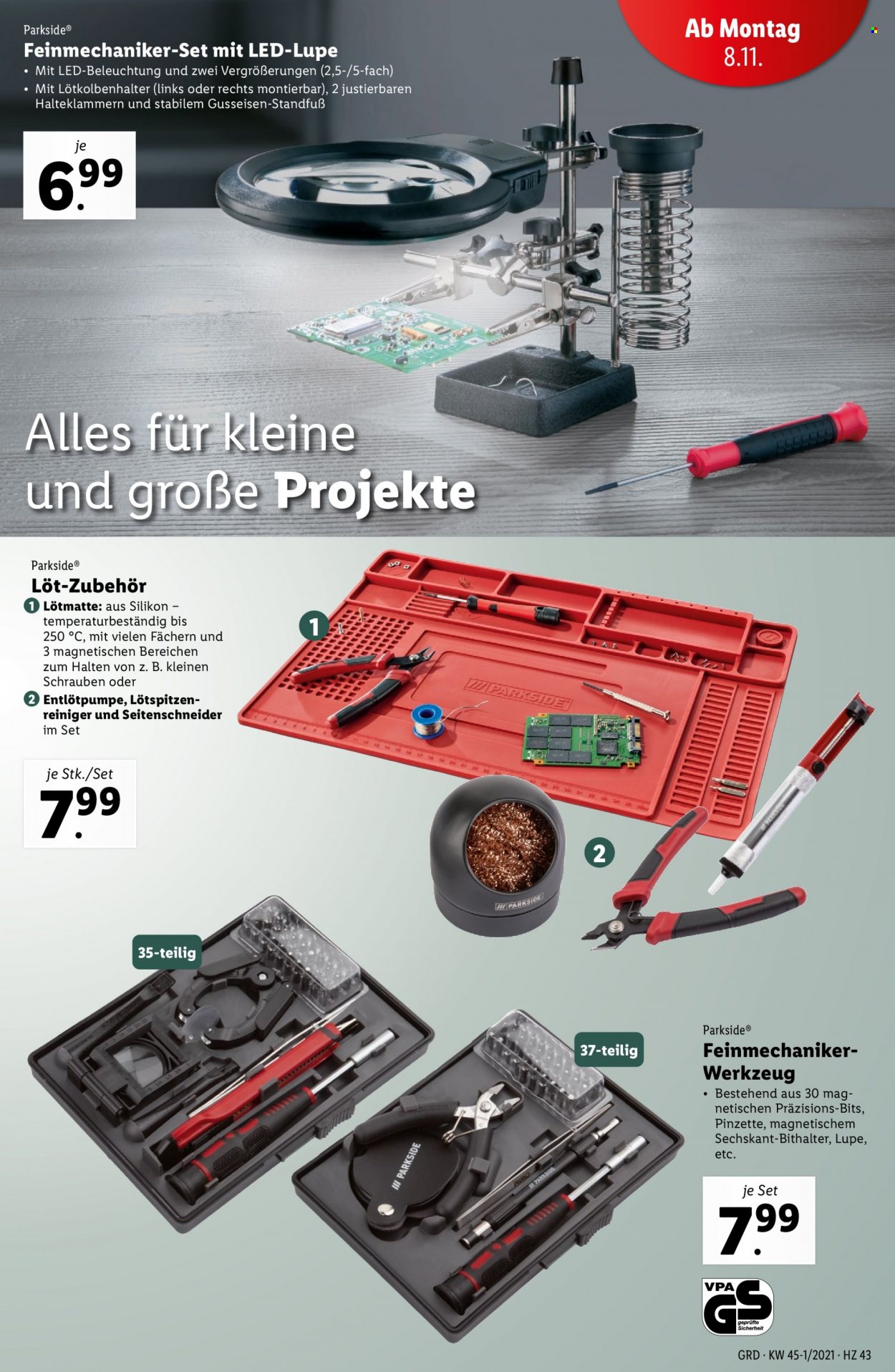 Angebote Lidl - 4.11.2021 - 10.11.2021. Seite 43