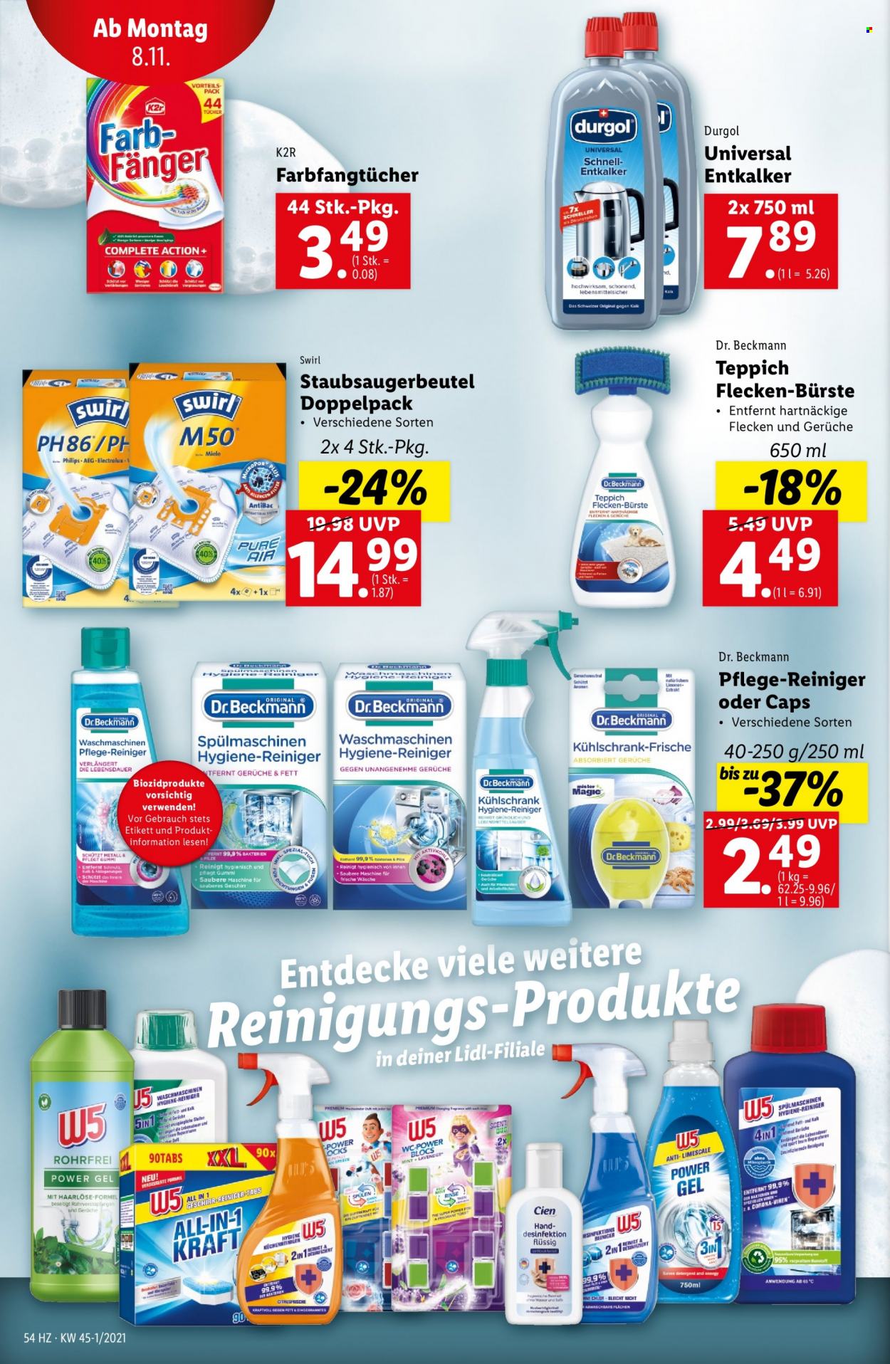 Angebote Lidl - 4.11.2021 - 10.11.2021. Seite 54