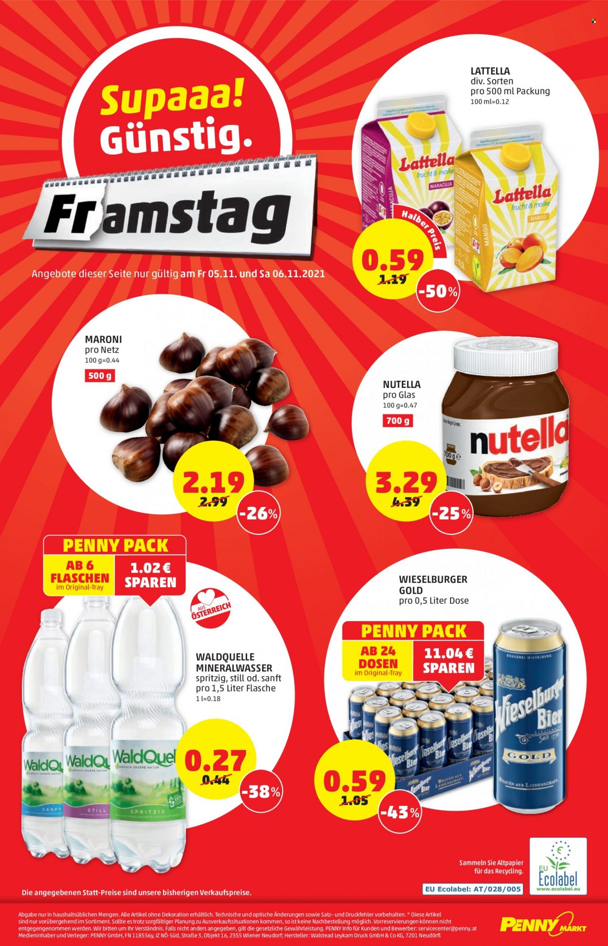 Angebote Penny - 4.11.2021 - 10.11.2021. Seite 36
