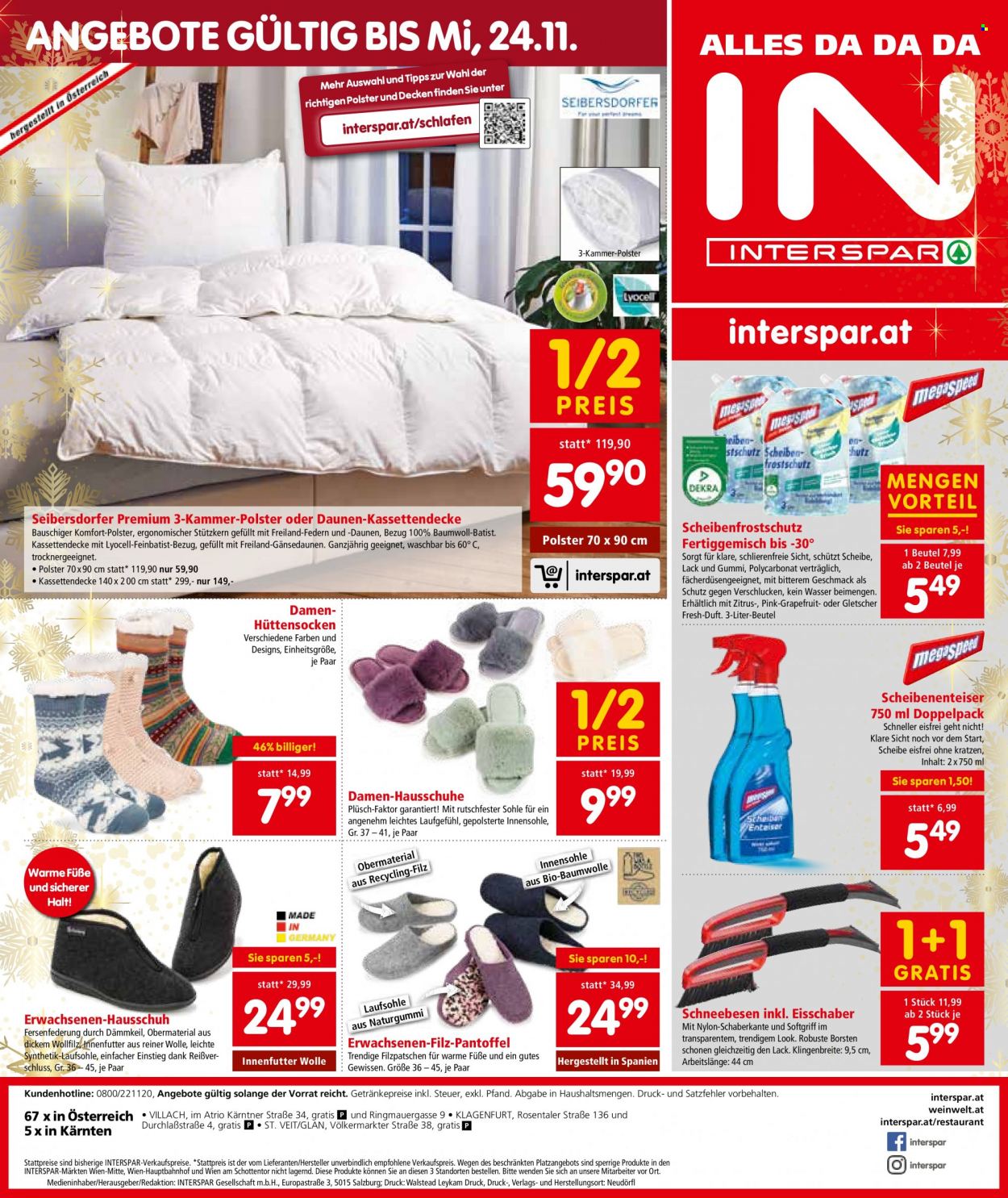 Angebote INTERSPAR - 4.11.2021 - 17.11.2021. Seite 20