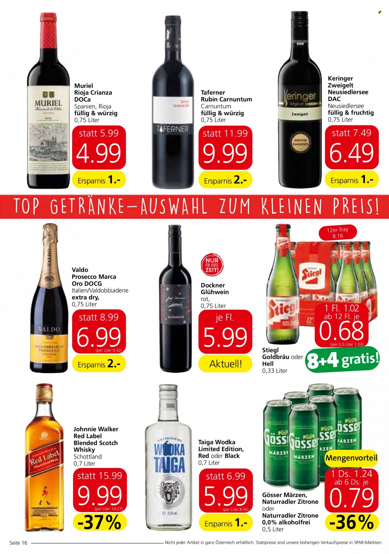 Angebote SPAR - 4.11.2021 - 17.11.2021. Seite 16