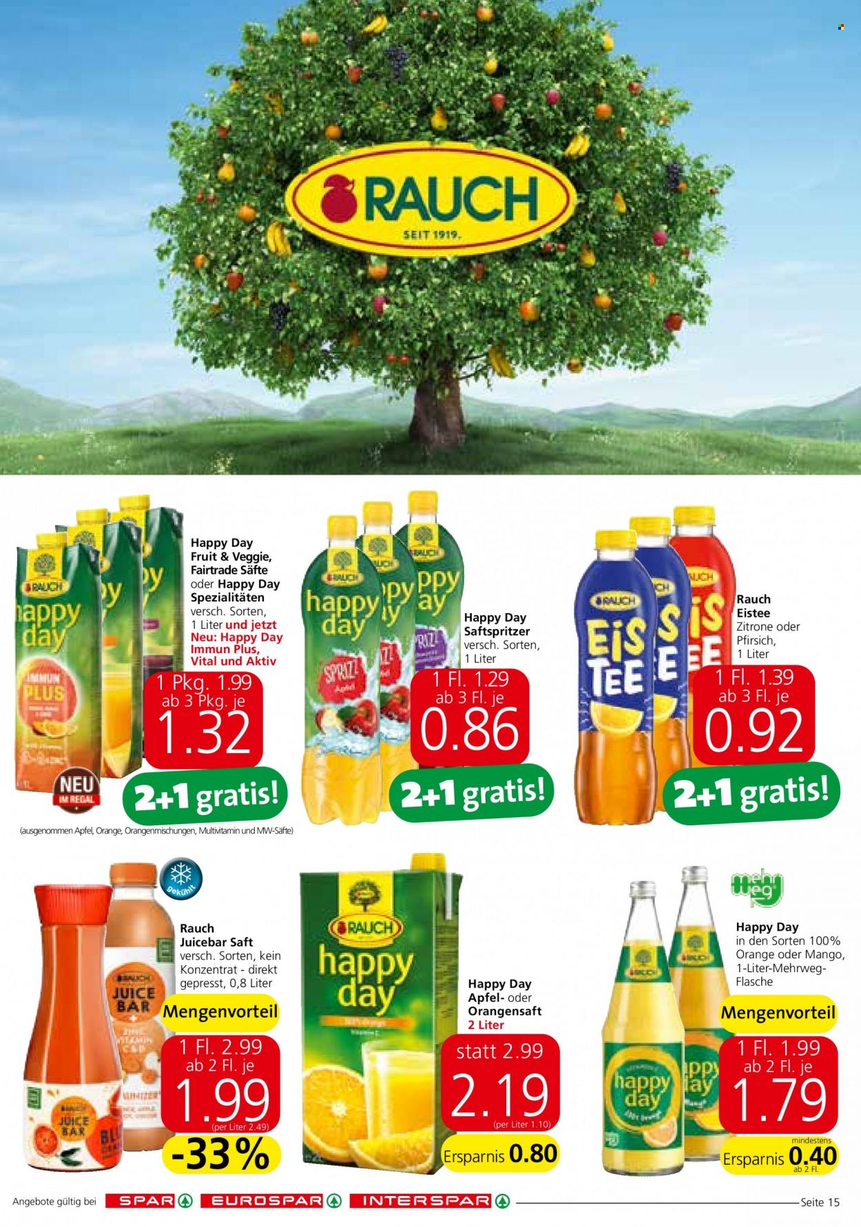 Angebote EUROSPAR - 4.11.2021 - 17.11.2021. Seite 15