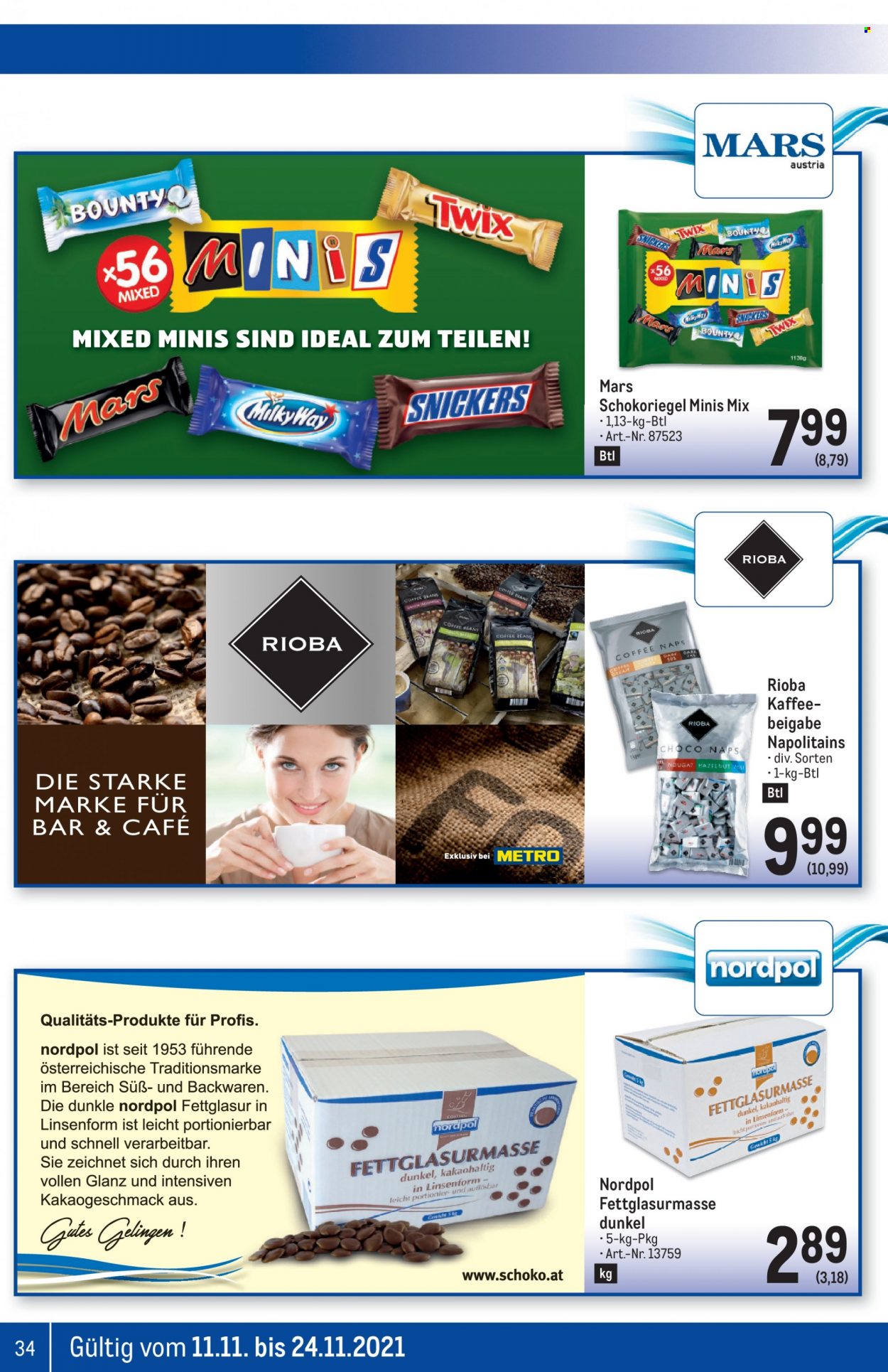 Angebote Metro - 11.11.2021 - 24.11.2021. Seite 34