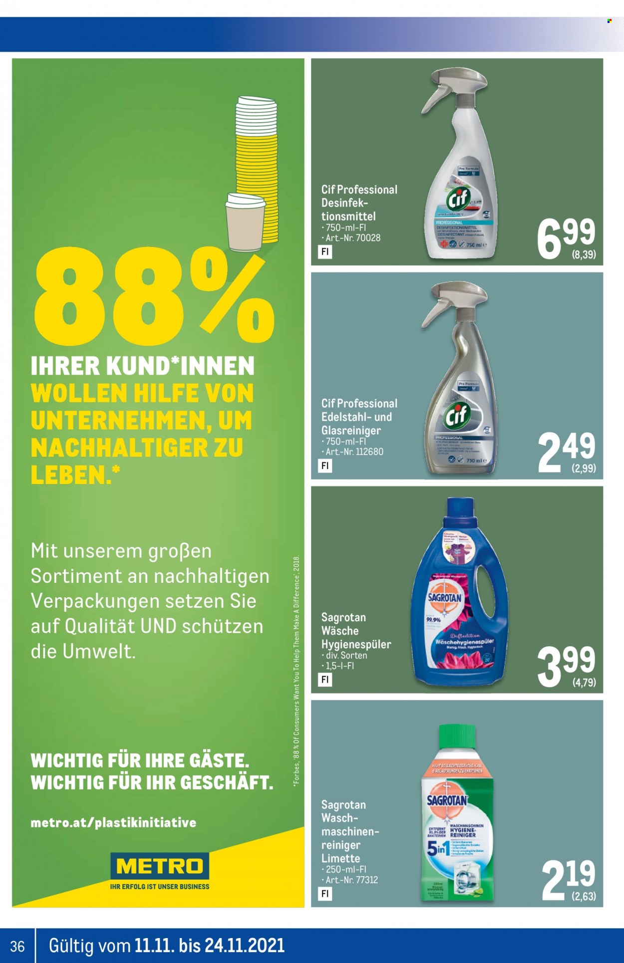 Angebote Metro - 11.11.2021 - 24.11.2021. Seite 36