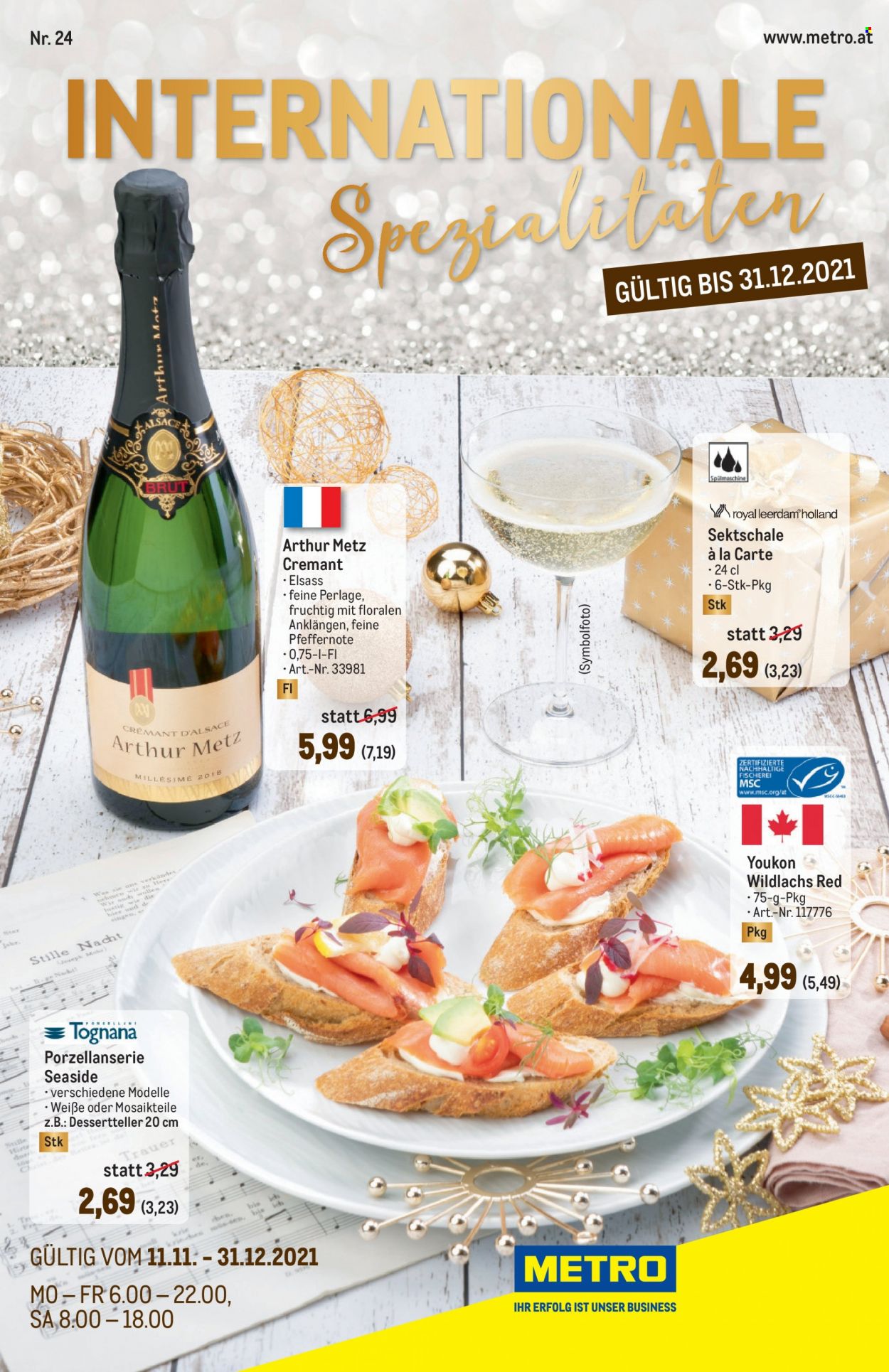 Angebote Metro - 11.11.2021 - 31.12.2021. Seite 1