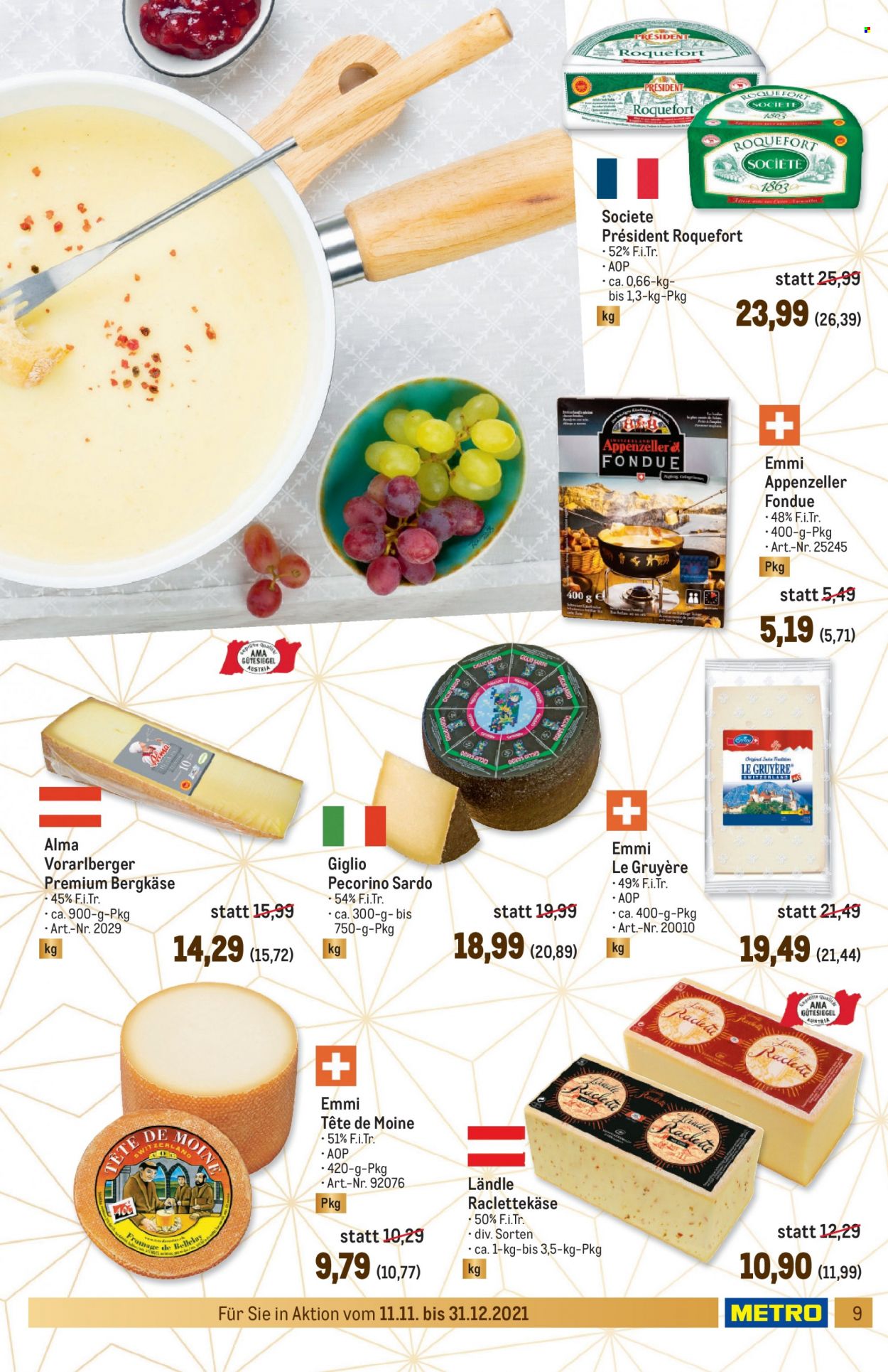 Angebote Metro - 11.11.2021 - 31.12.2021. Seite 9