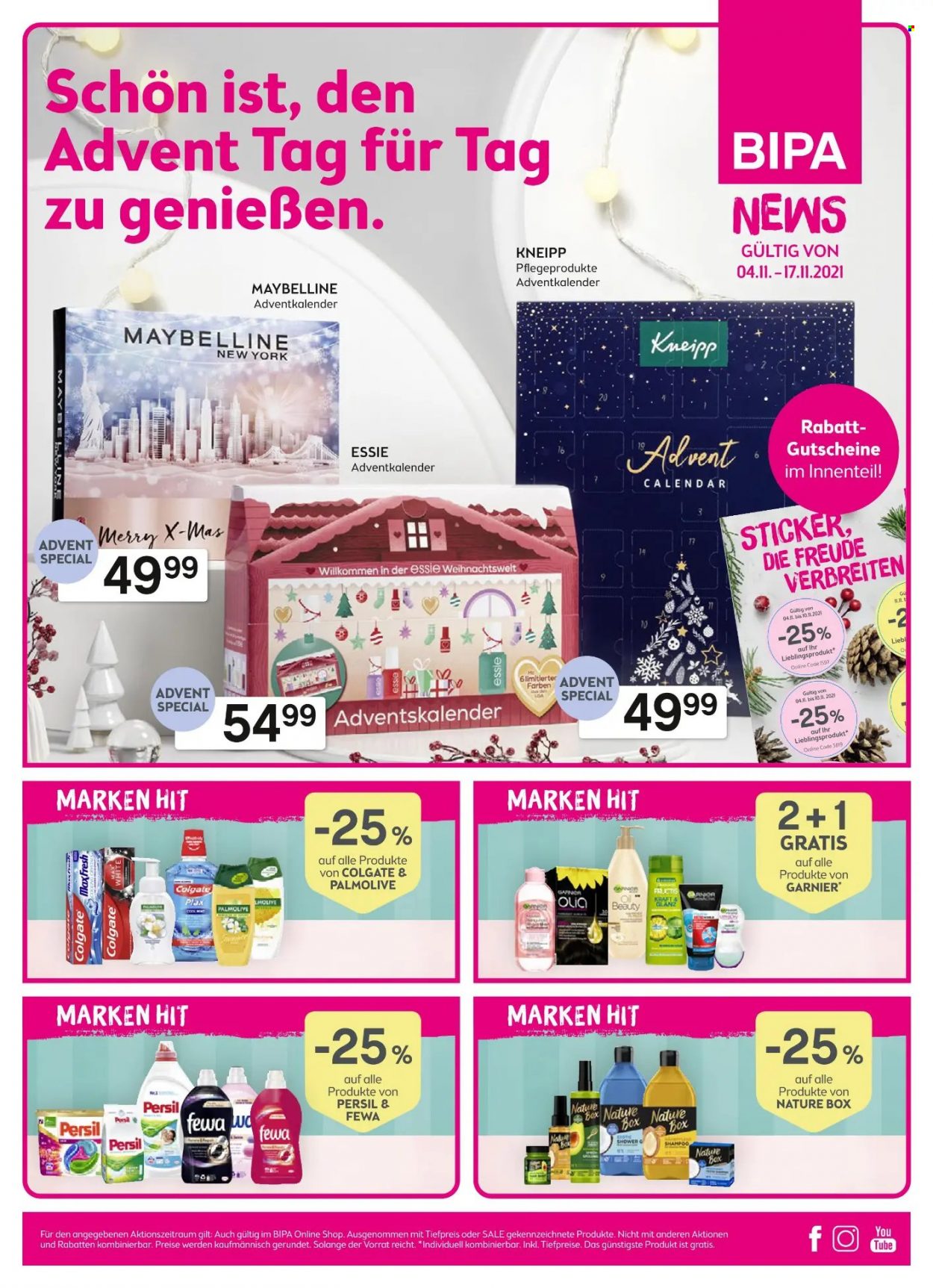 Angebote Bipa - 4.11.2021 - 17.11.2021. Seite 1