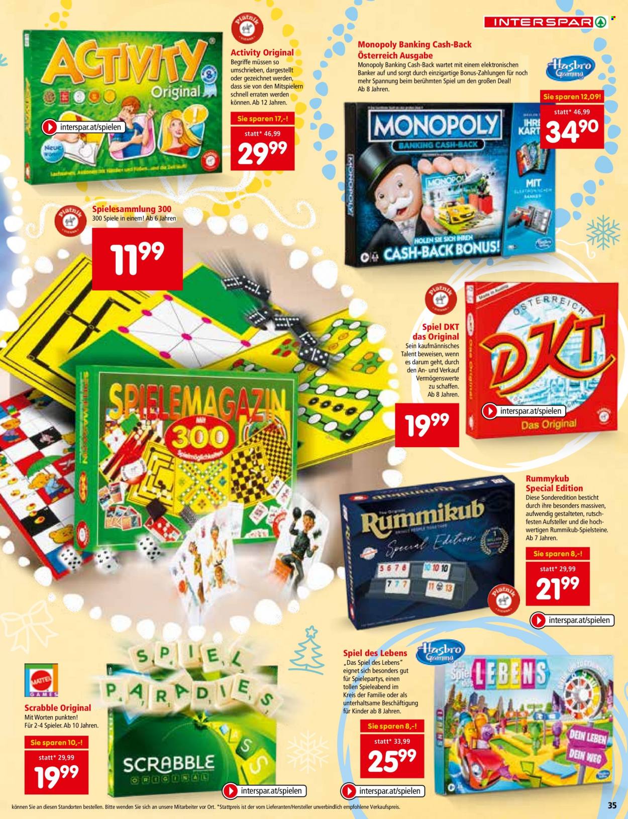Angebote INTERSPAR - 4.11.2021 - 24.12.2021. Seite 35