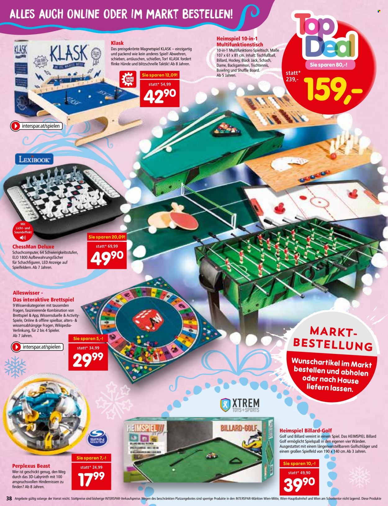 Angebote INTERSPAR - 4.11.2021 - 24.12.2021. Seite 38