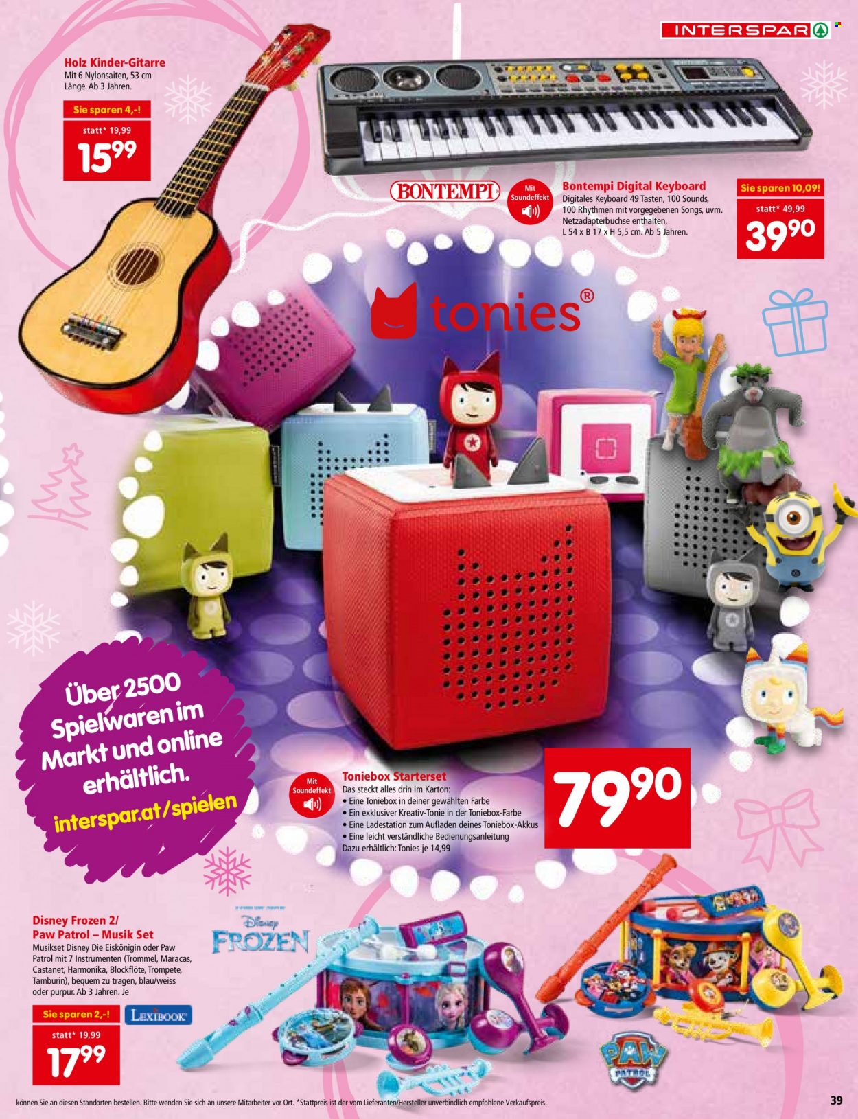 Angebote INTERSPAR - 4.11.2021 - 24.12.2021. Seite 39