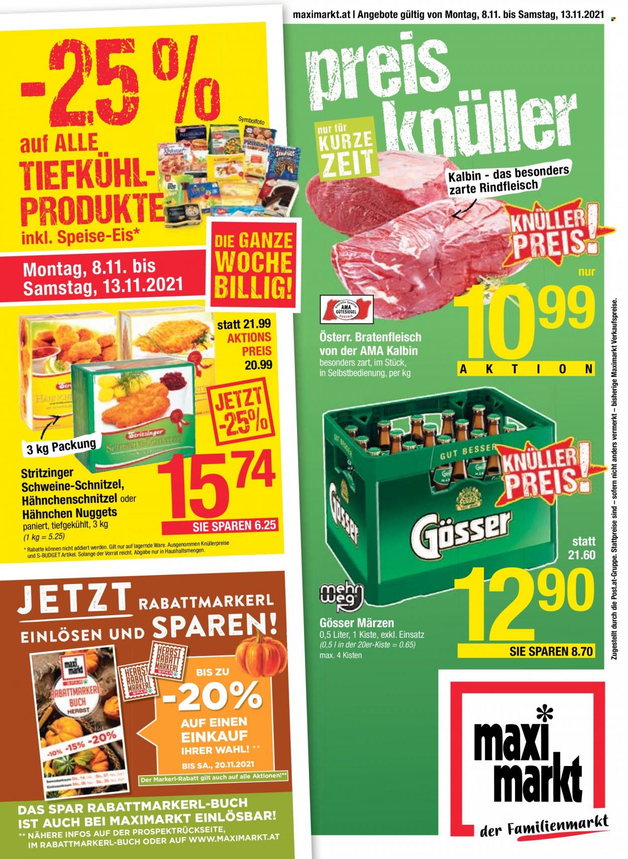 Angebote Maximarkt - 8.11.2021 - 13.11.2021. Seite 1