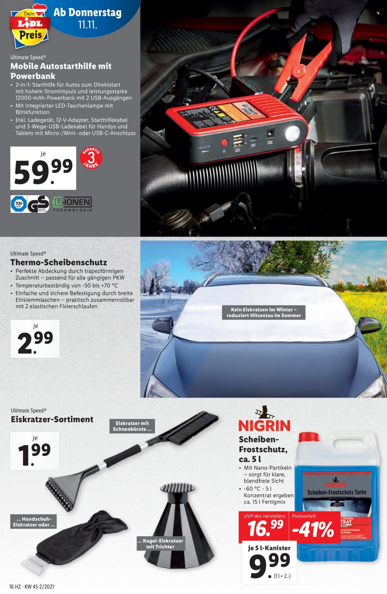 Angebote Lidl - 11.11.2021 - 17.11.2021. Seite 16