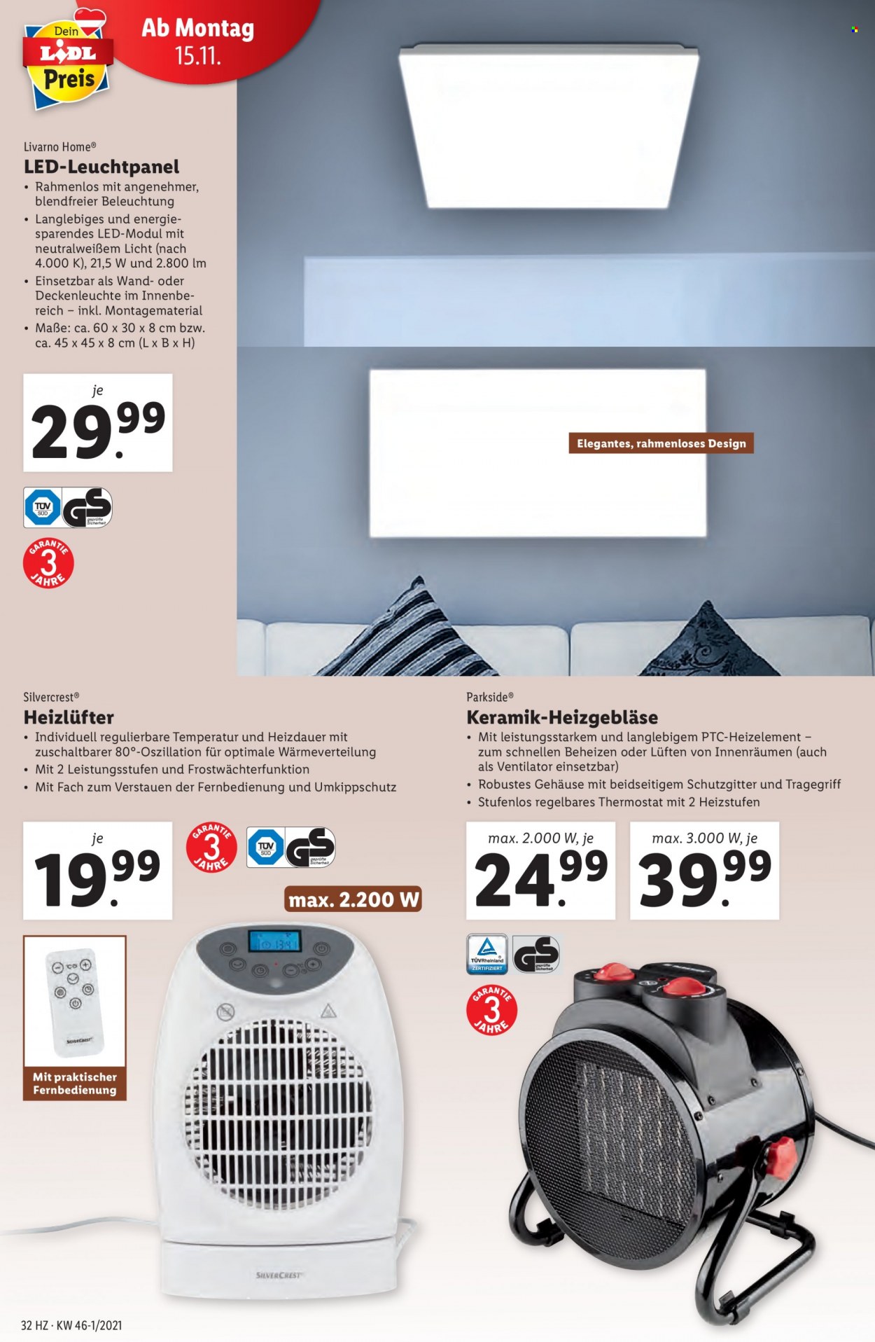 Angebote Lidl - 11.11.2021 - 17.11.2021. Seite 32