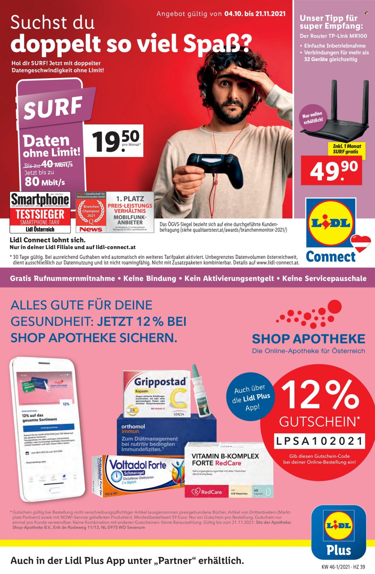 Angebote Lidl - 11.11.2021 - 17.11.2021. Seite 39