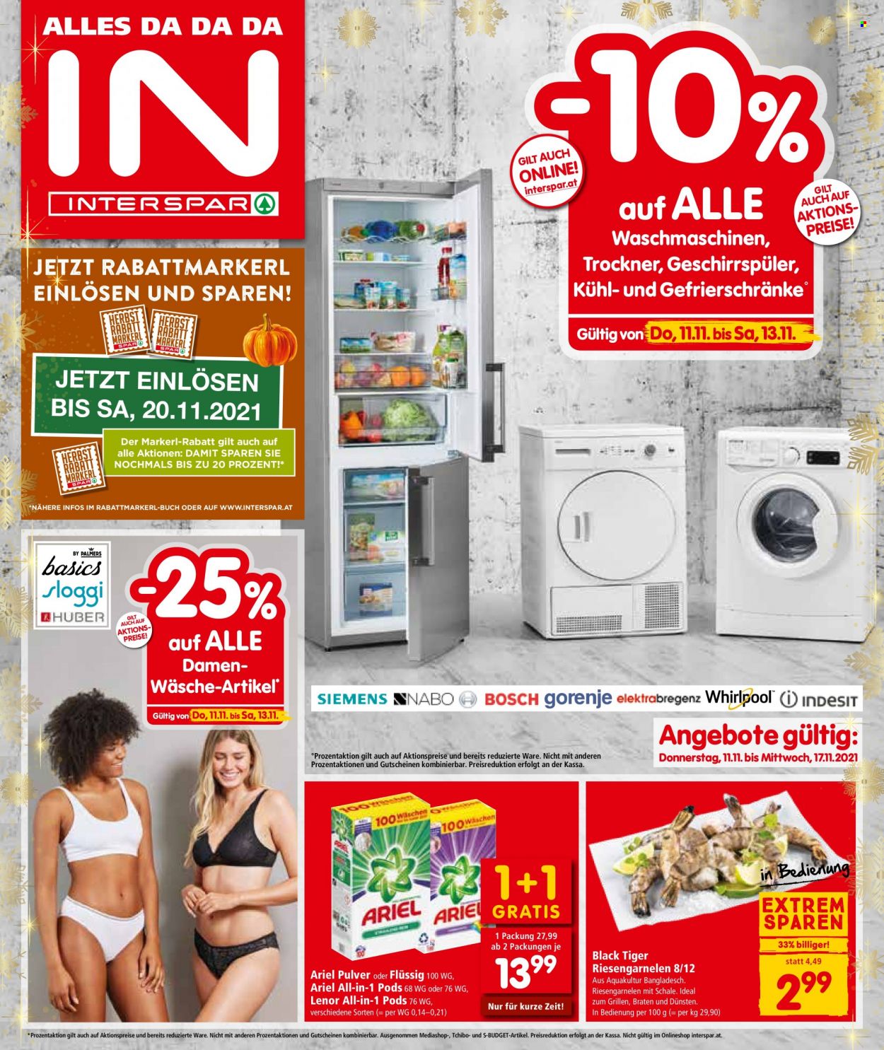 Angebote INTERSPAR - 11.11.2021 - 17.11.2021. Seite 1
