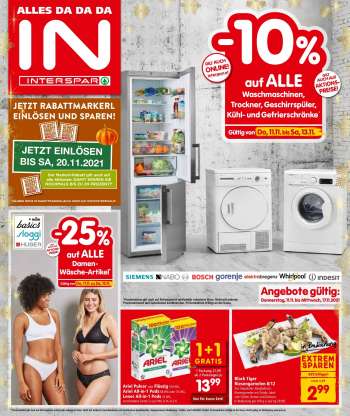 Angebote INTERSPAR - 11.11.2021 - 17.11.2021.