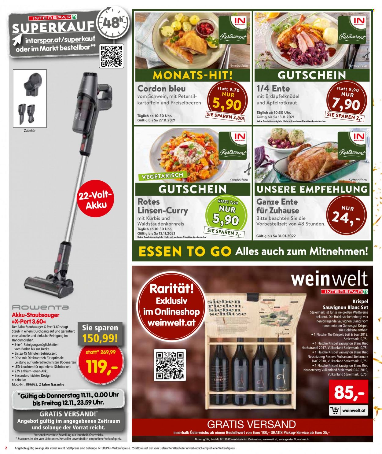 Angebote INTERSPAR - 11.11.2021 - 17.11.2021. Seite 2