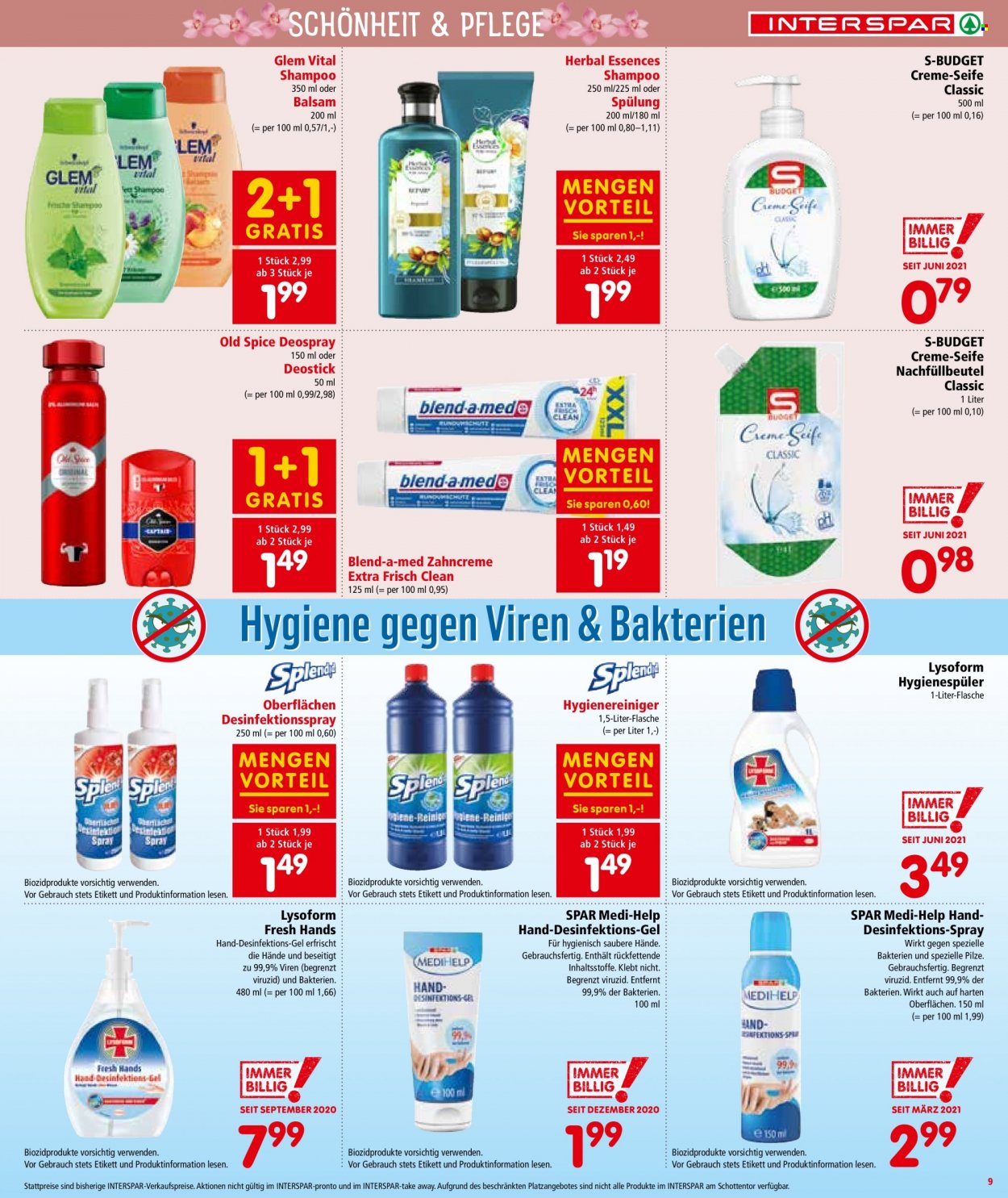 Angebote INTERSPAR - 11.11.2021 - 17.11.2021. Seite 9