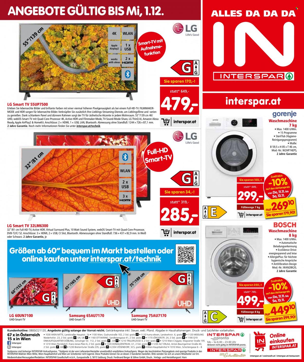 Angebote INTERSPAR - 11.11.2021 - 17.11.2021. Seite 16