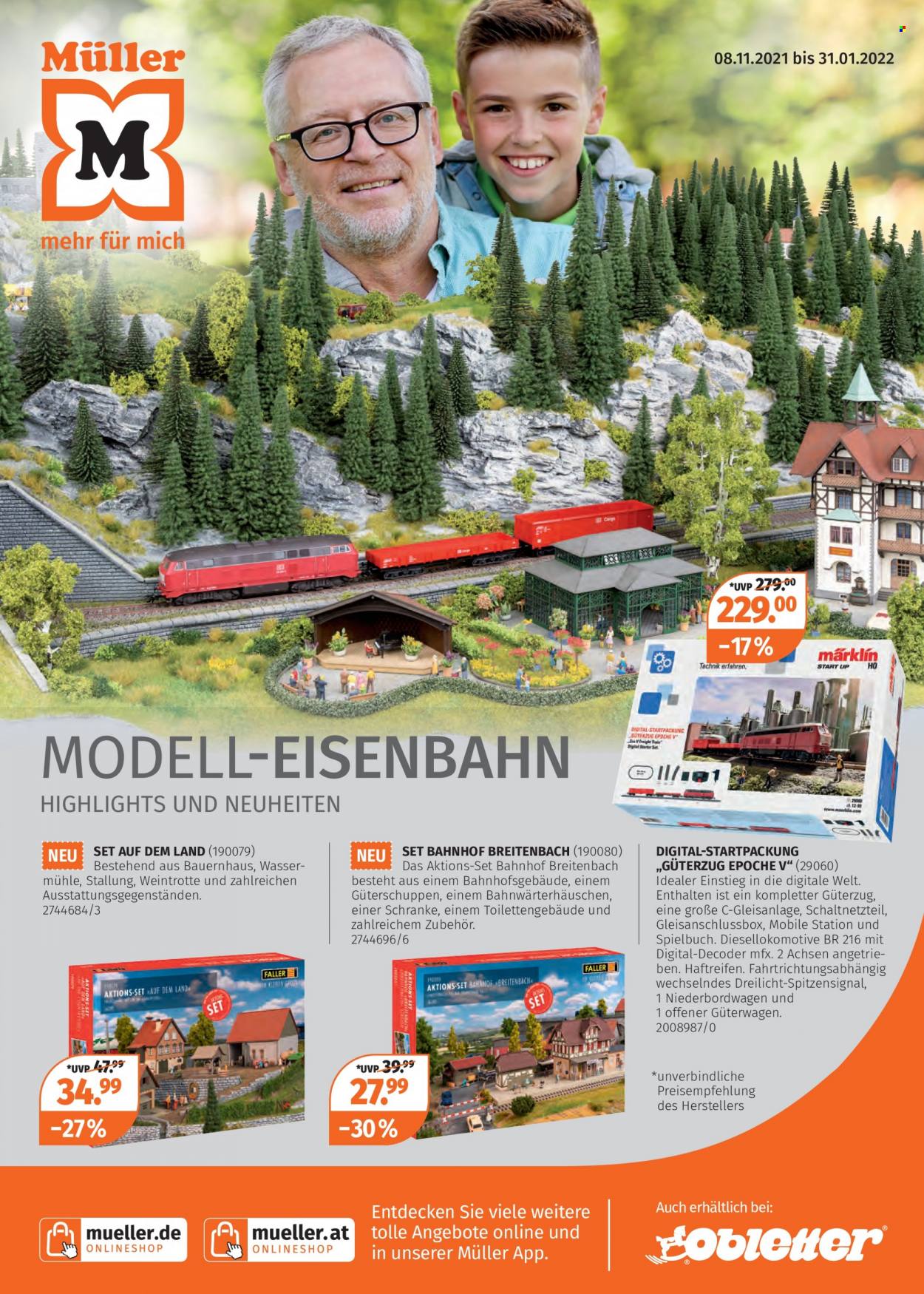 Angebote Müller - 8.11.2021 - 31.1.2022. Seite 1