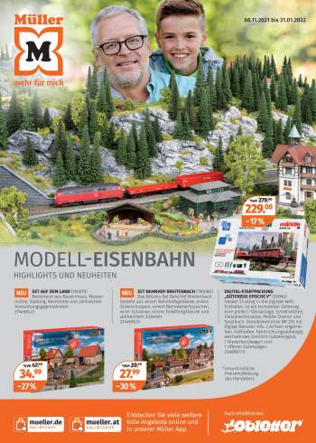 Angebote Müller - 8.11.2021 - 31.1.2022.
