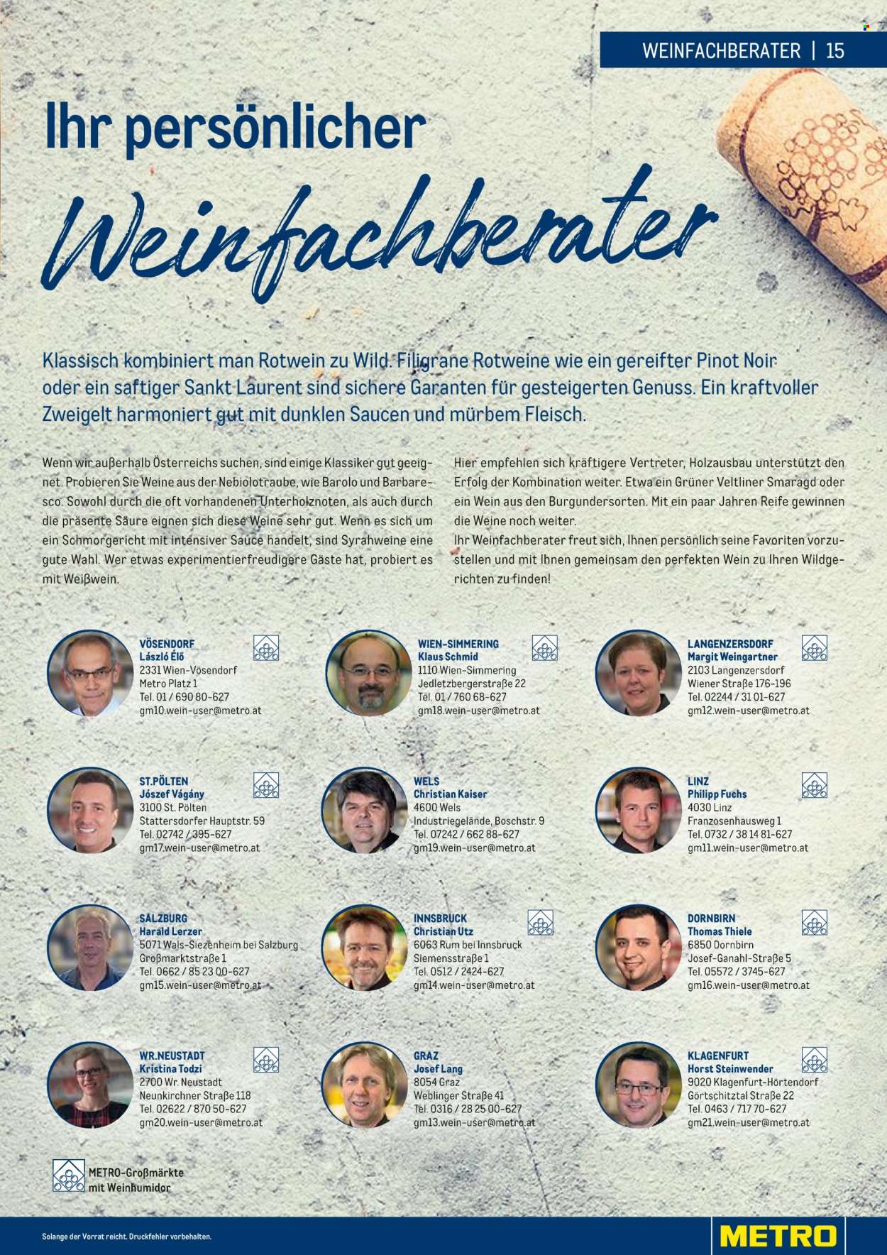 Angebote Metro - 23.8.2021 - 4.12.2021. Seite 15