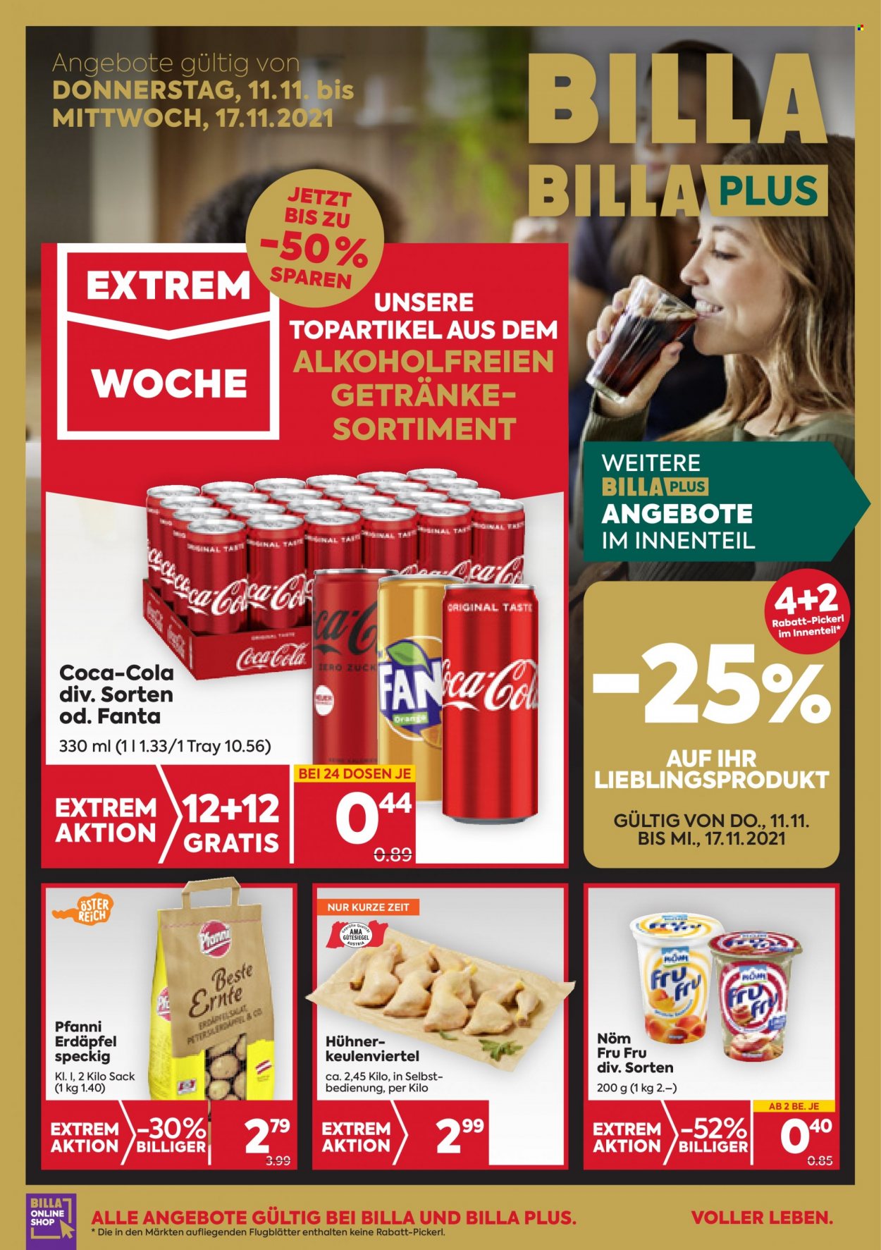 Angebote Billa - 11.11.2021 - 17.11.2021. Seite 1