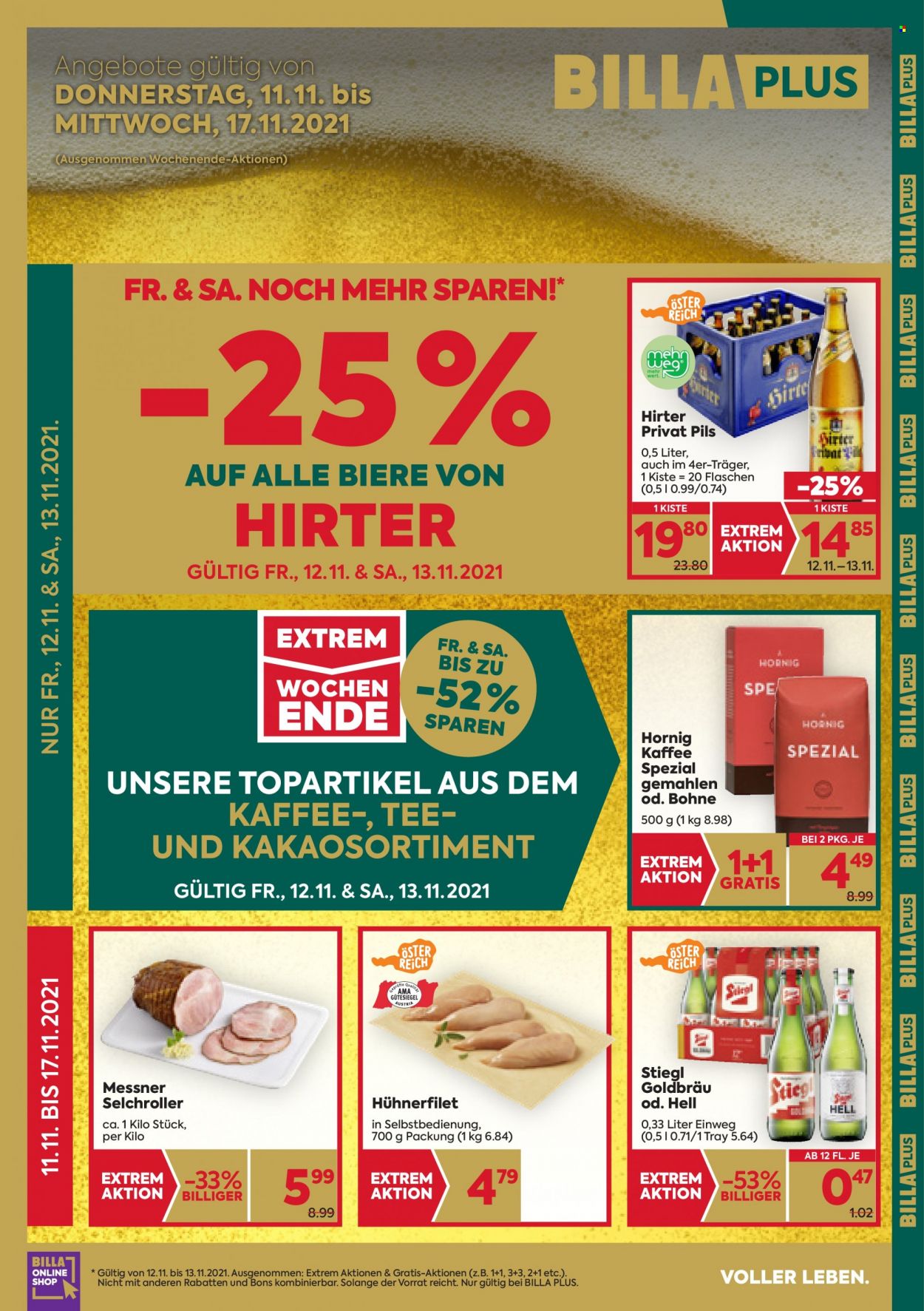 Angebote Billa Plus - 11.11.2021 - 17.11.2021. Seite 1