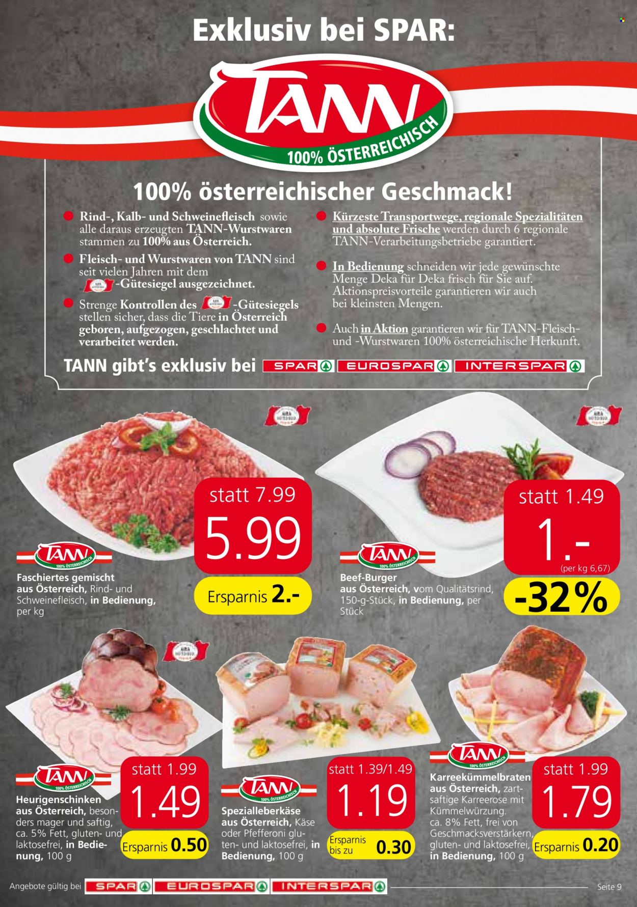 Angebote EUROSPAR - 11.11.2021 - 17.11.2021. Seite 9