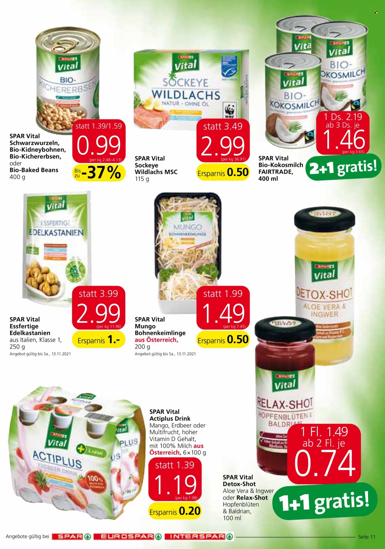 Angebote EUROSPAR - 11.11.2021 - 17.11.2021. Seite 11
