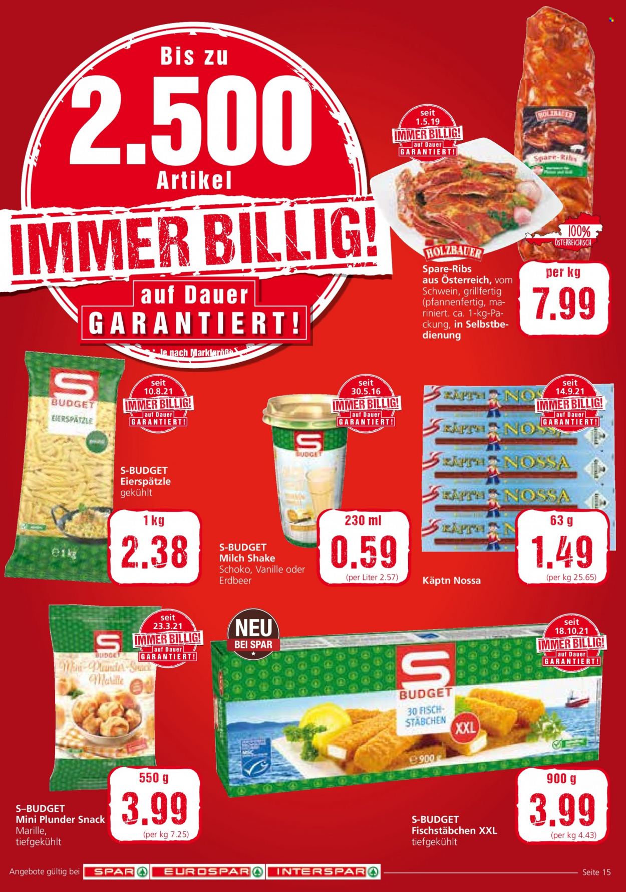 Angebote EUROSPAR - 11.11.2021 - 17.11.2021. Seite 15