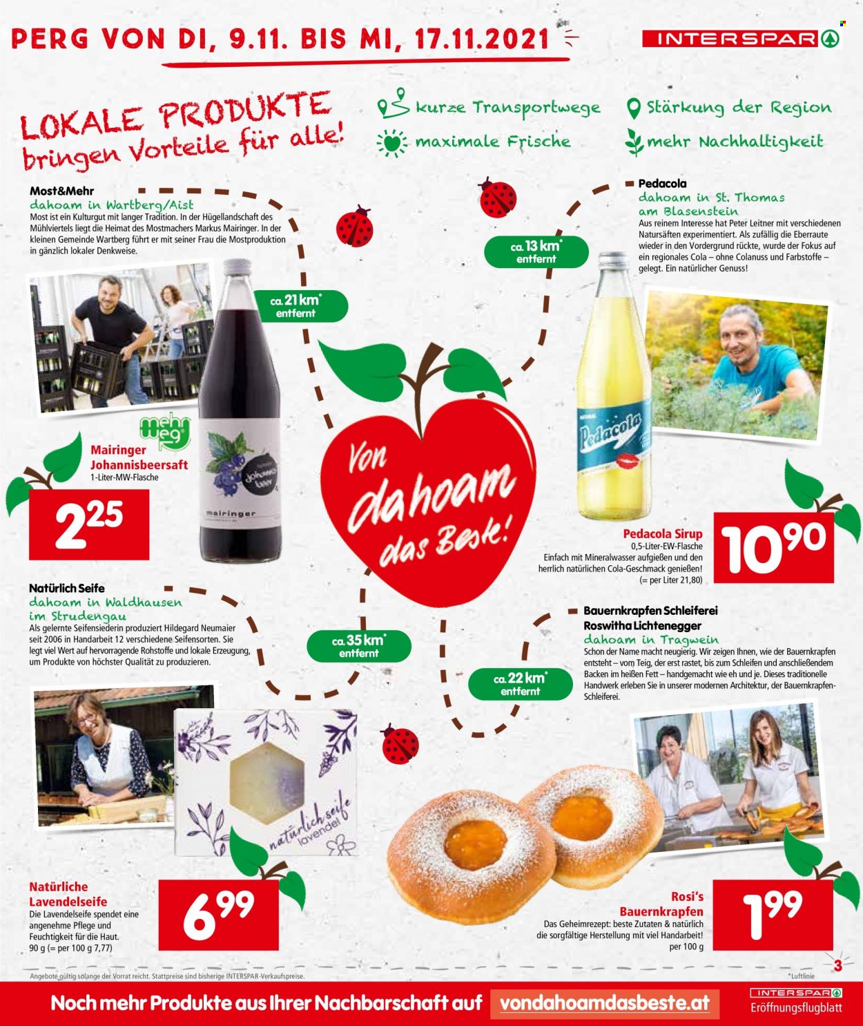 Angebote INTERSPAR - 9.11.2021 - 17.11.2021. Seite 3