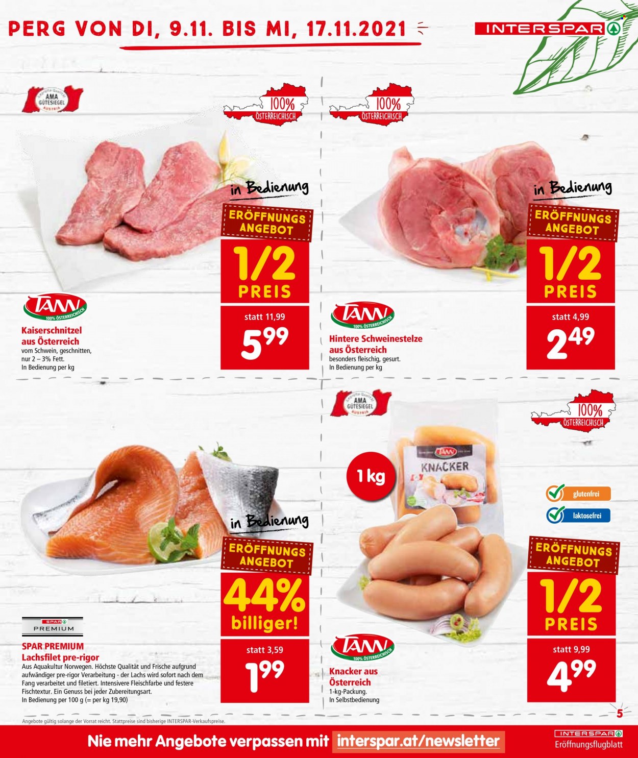 Angebote INTERSPAR - 9.11.2021 - 17.11.2021. Seite 5