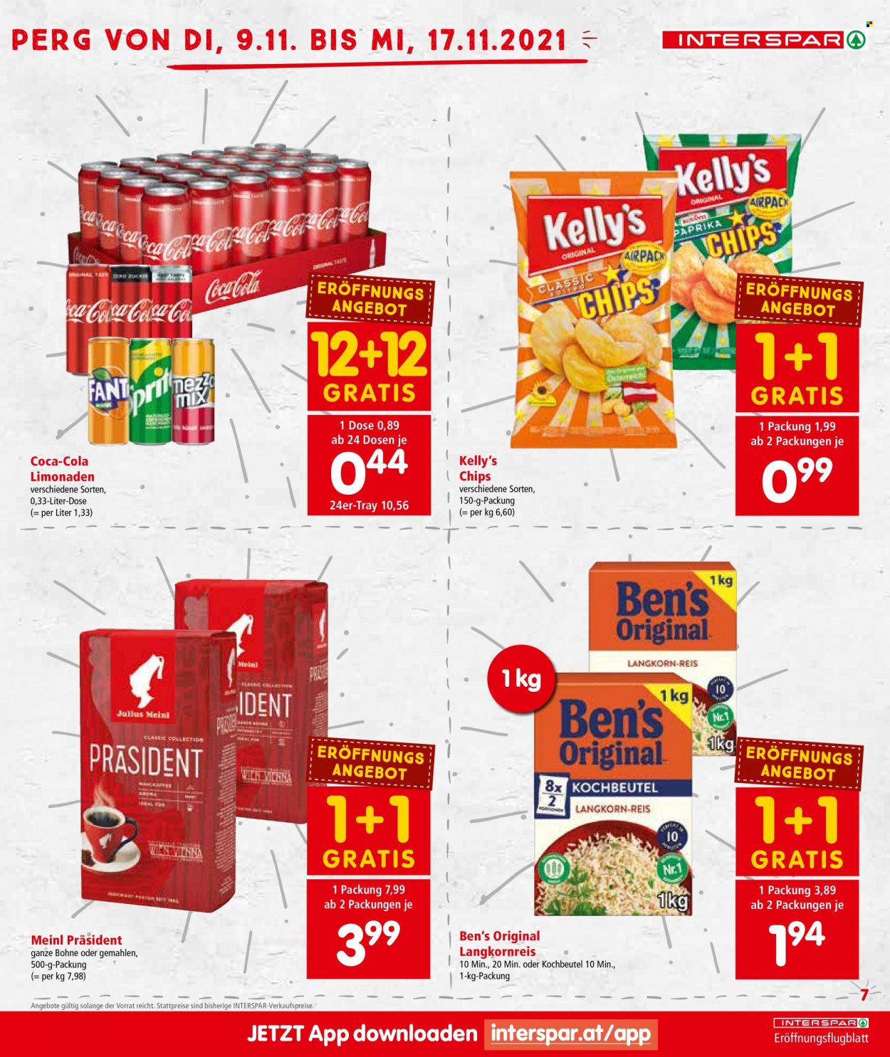 Angebote INTERSPAR - 9.11.2021 - 17.11.2021. Seite 7