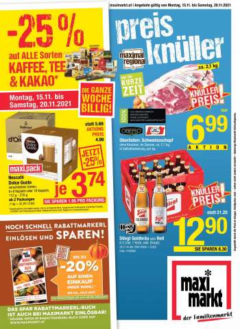 Angebote Maximarkt - 15.11.2021 - 20.11.2021.